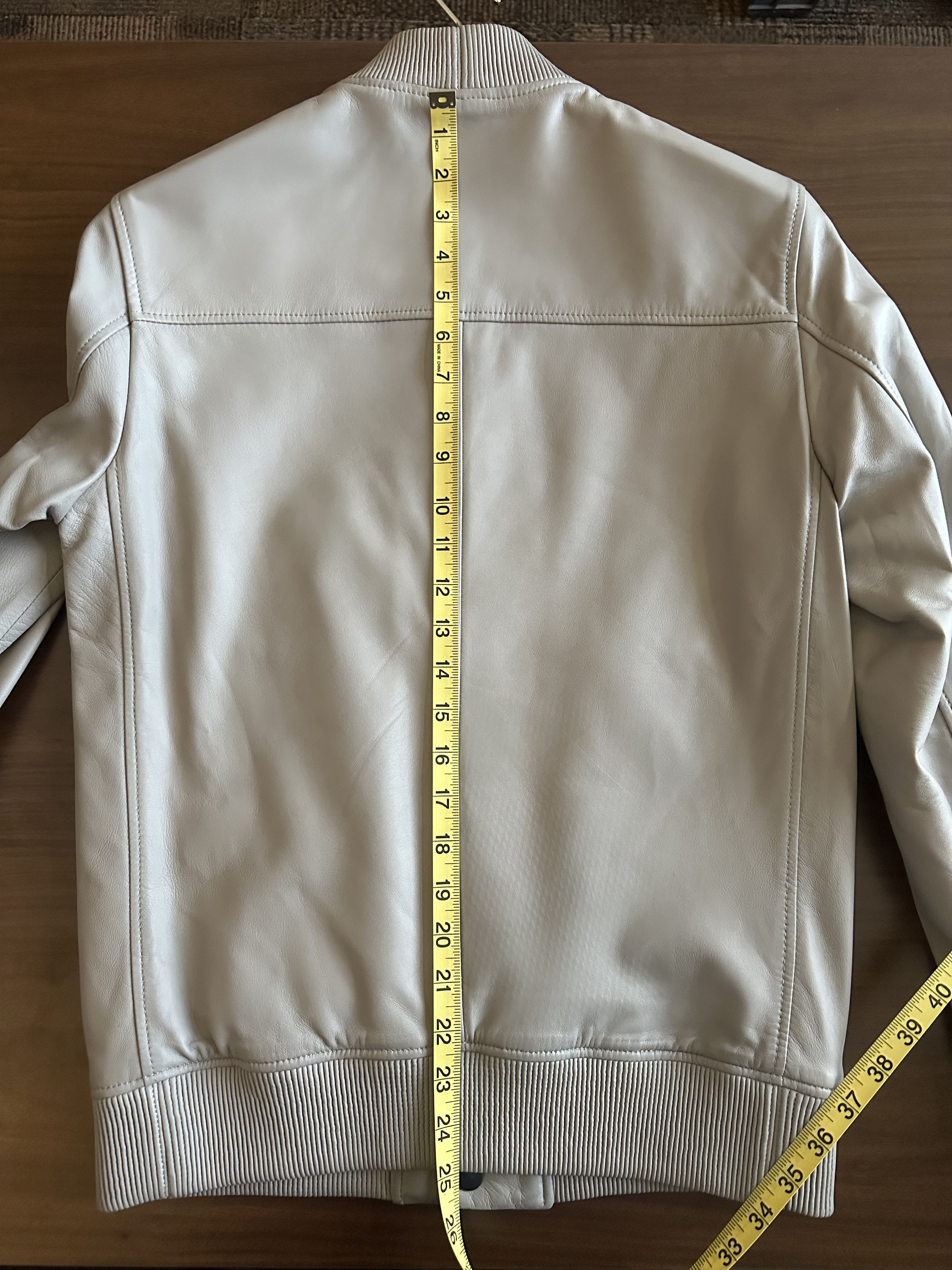 Theory Varsity Bomber Leather Jacket Size US XS / EU 42 / 0 - 11 Thumbnail