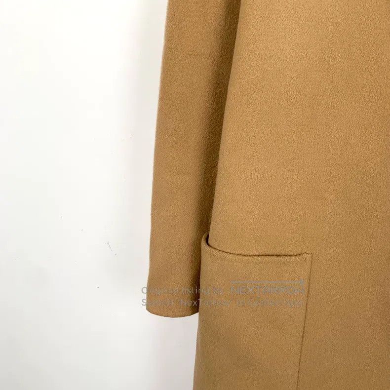 Acne Studios Acne Studios Brown Wool Single Button Notched Collar Belte Size XXS / US 00 / IT 34 - 4 Thumbnail
