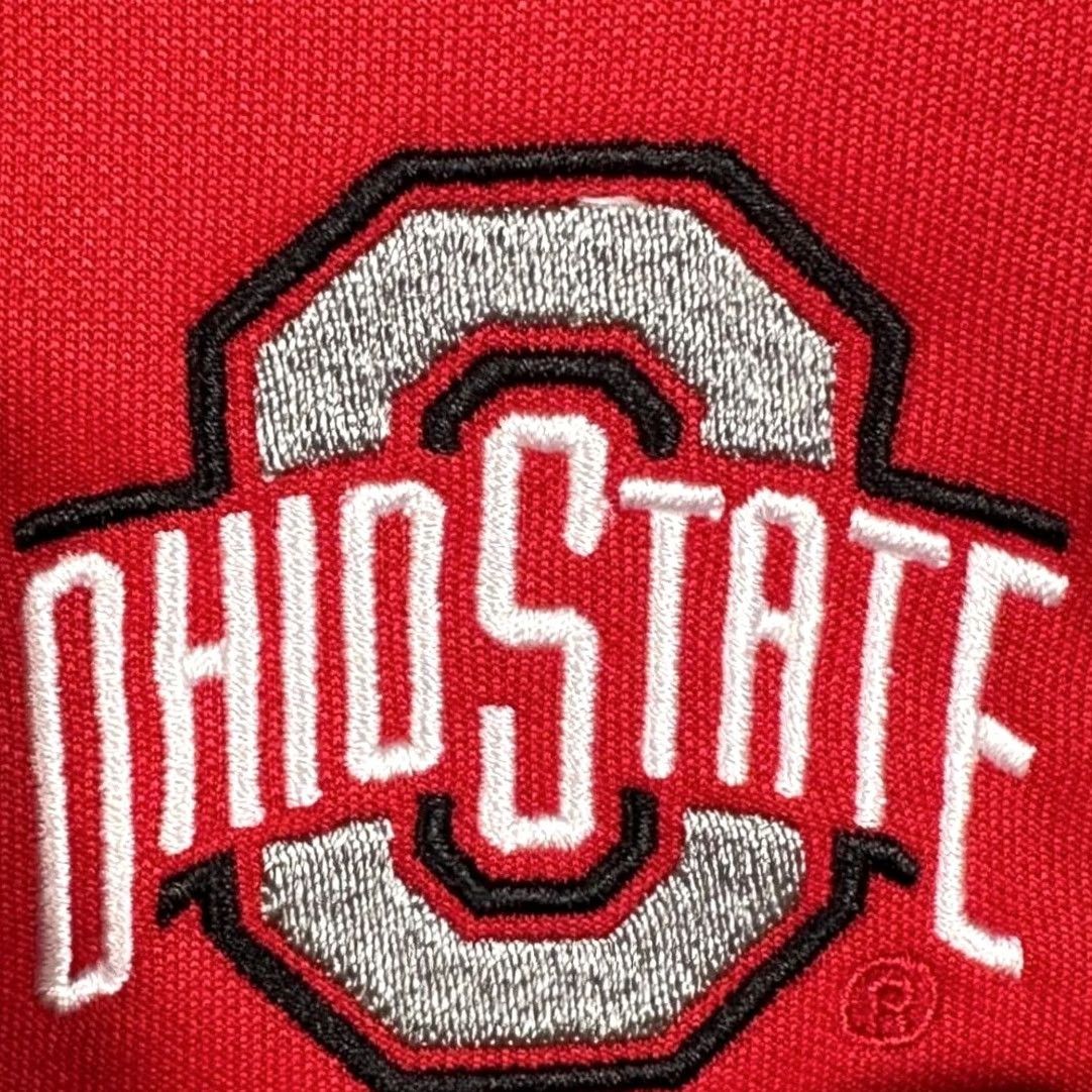 Vintage Ohio State Buckeyes Colosseum Quarter-Zip Pullover Sweatshirt Men M Red Embroidered Logo Zip Pockets Mock Neck Athletics Size US M / EU 48-50 / 2 - 6 Thumbnail