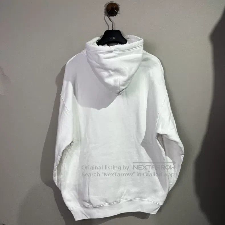 Balenciaga Balenciaga Crown Wheat Pattern White Hoodie Size US XS / EU 42 / 0 - 2 Thumbnail