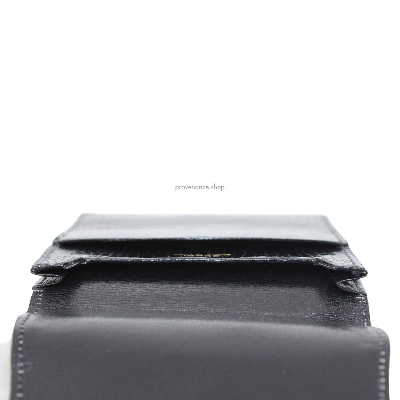 Gucci 🔴 Gucci Cardholder Wallet - Black Crocodile Size ONE SIZE - 11 Thumbnail