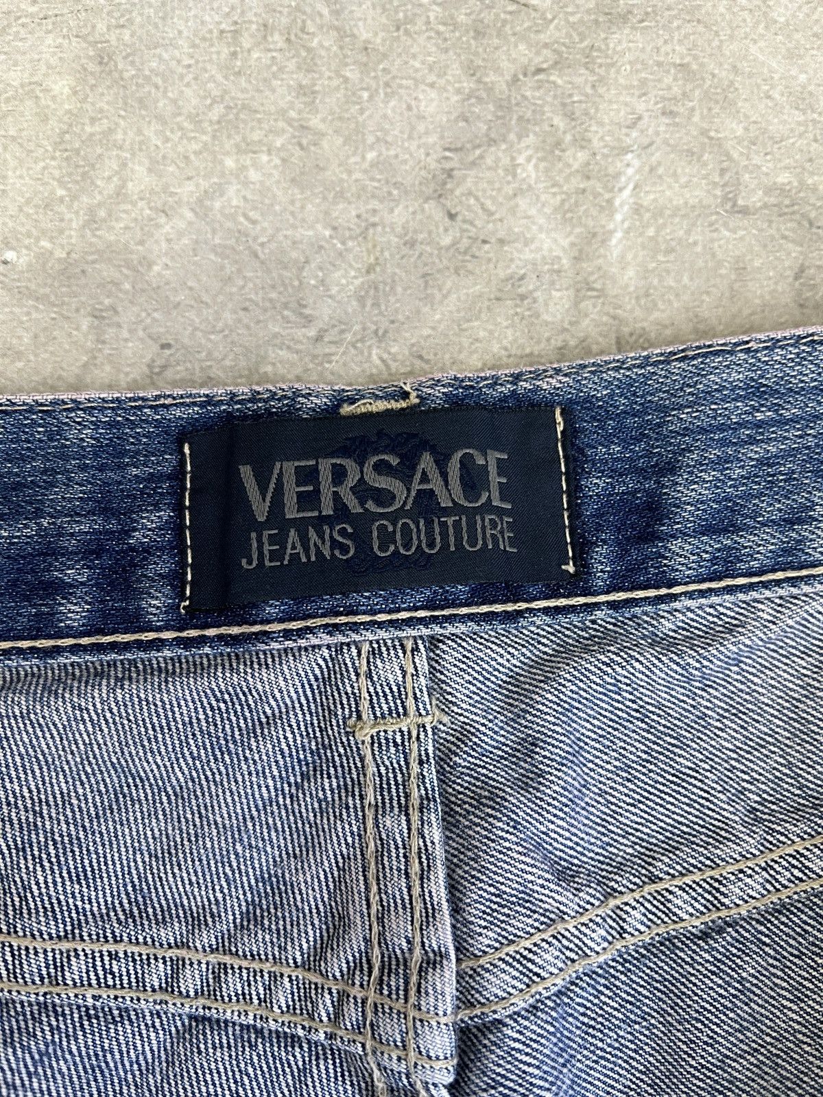Versace Versace retro denim distressed y2k pants jeans Size US 34 / EU 50 - 8 Thumbnail