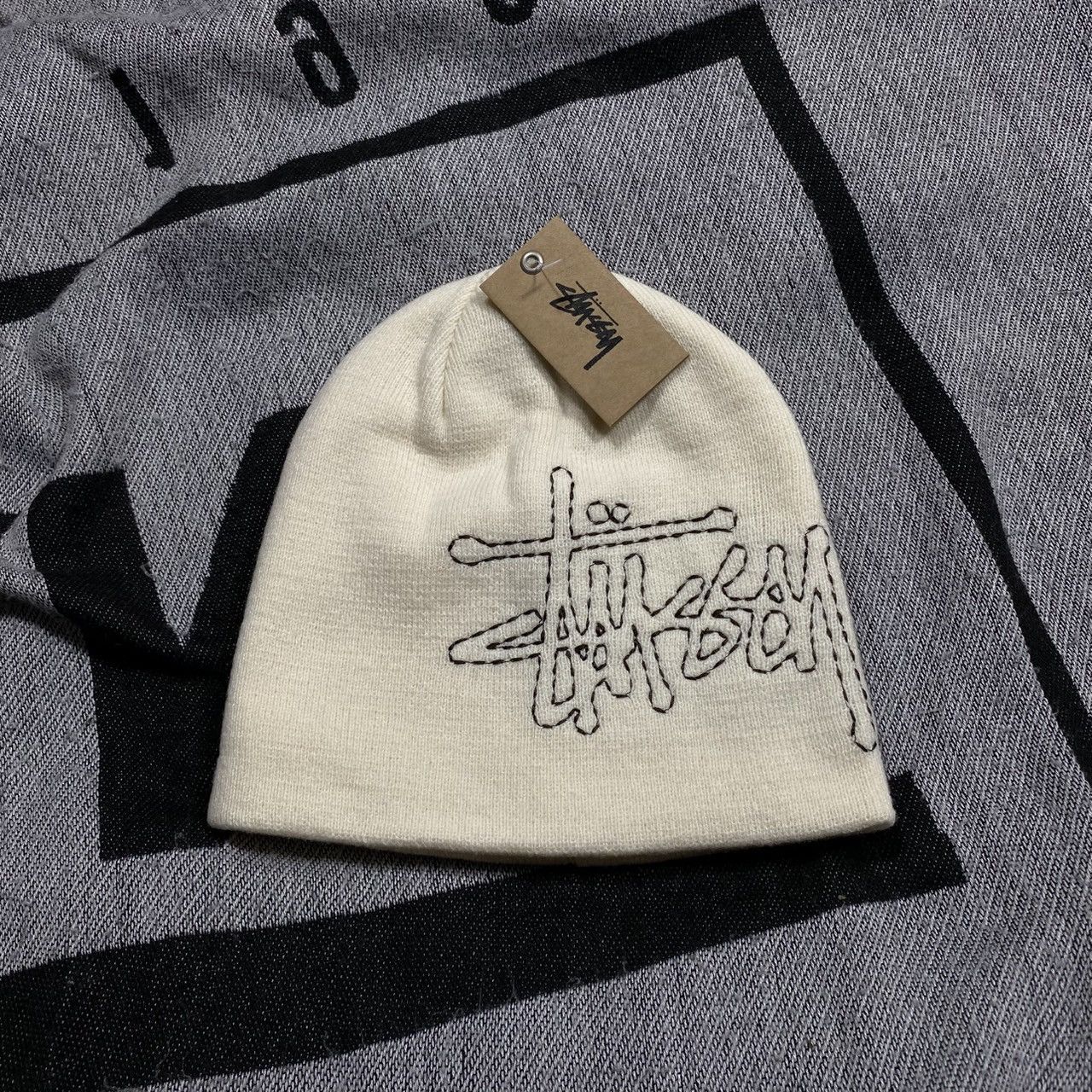 Stussy Stussy Stitch Basic Skullcap Beanie Hat Bone Size ONE SIZE - 1 Thumbnail
