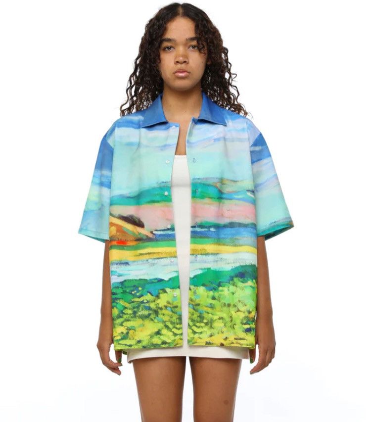 YITAI Yatai Los Angeles Designer Malibu Canyon Tencel Shirt Size M Size US M / EU 48-50 / 2 - 11 Thumbnail