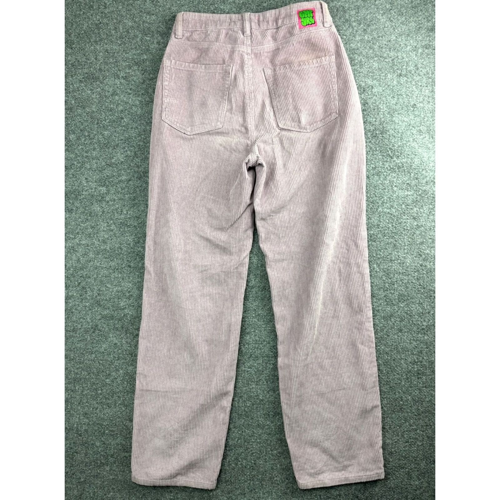 Empyre Empyre Tori Pants Women's 3 Pink Corduroy Straight Leg High Rise 5 Pocket Skater Size 26" / US 2 / IT 38 - 7 Thumbnail
