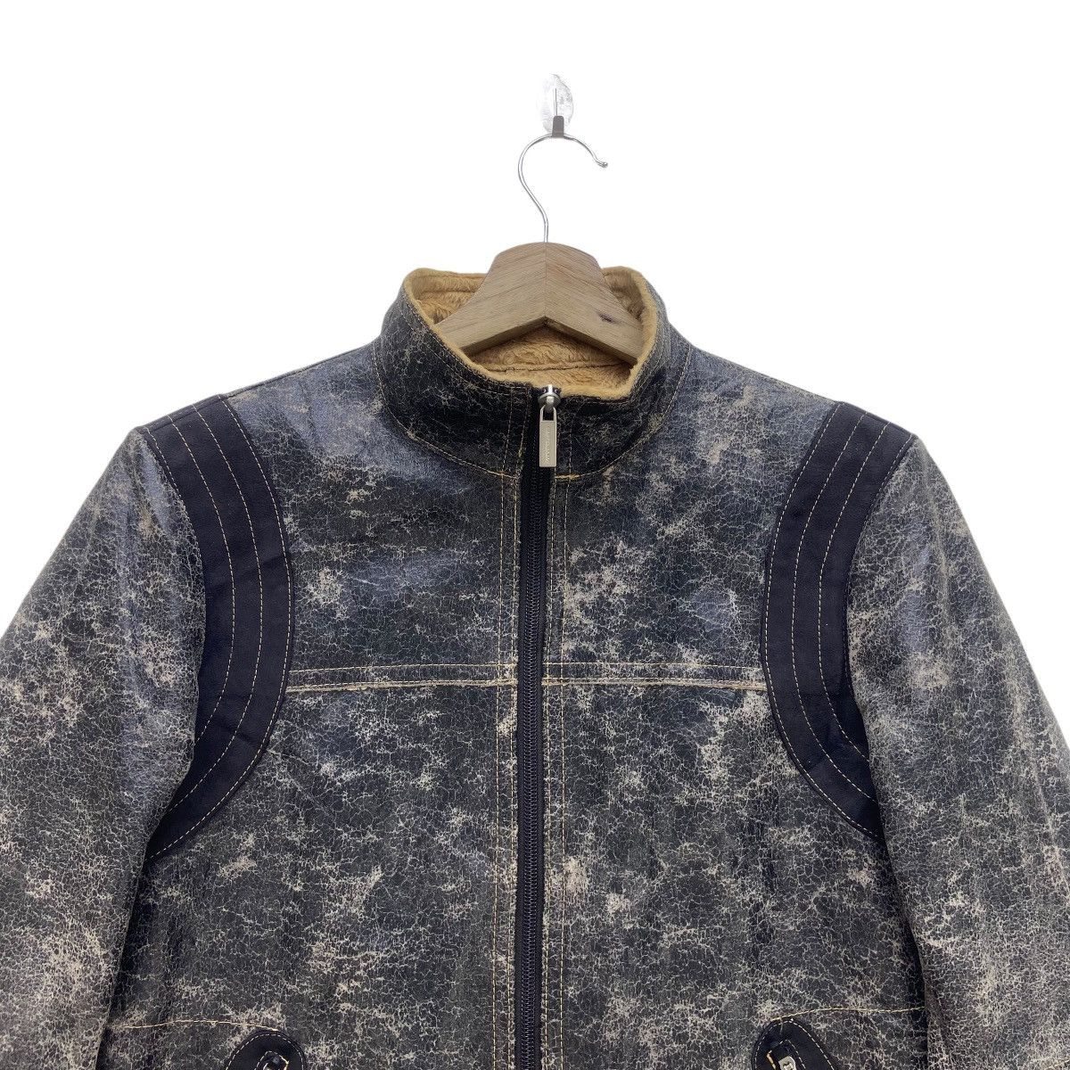 Designer × Jean Charles De Castelbajac Casterlbajac Synthetic Leather Jacket Size S / US 4 / IT 40 - 4 Thumbnail