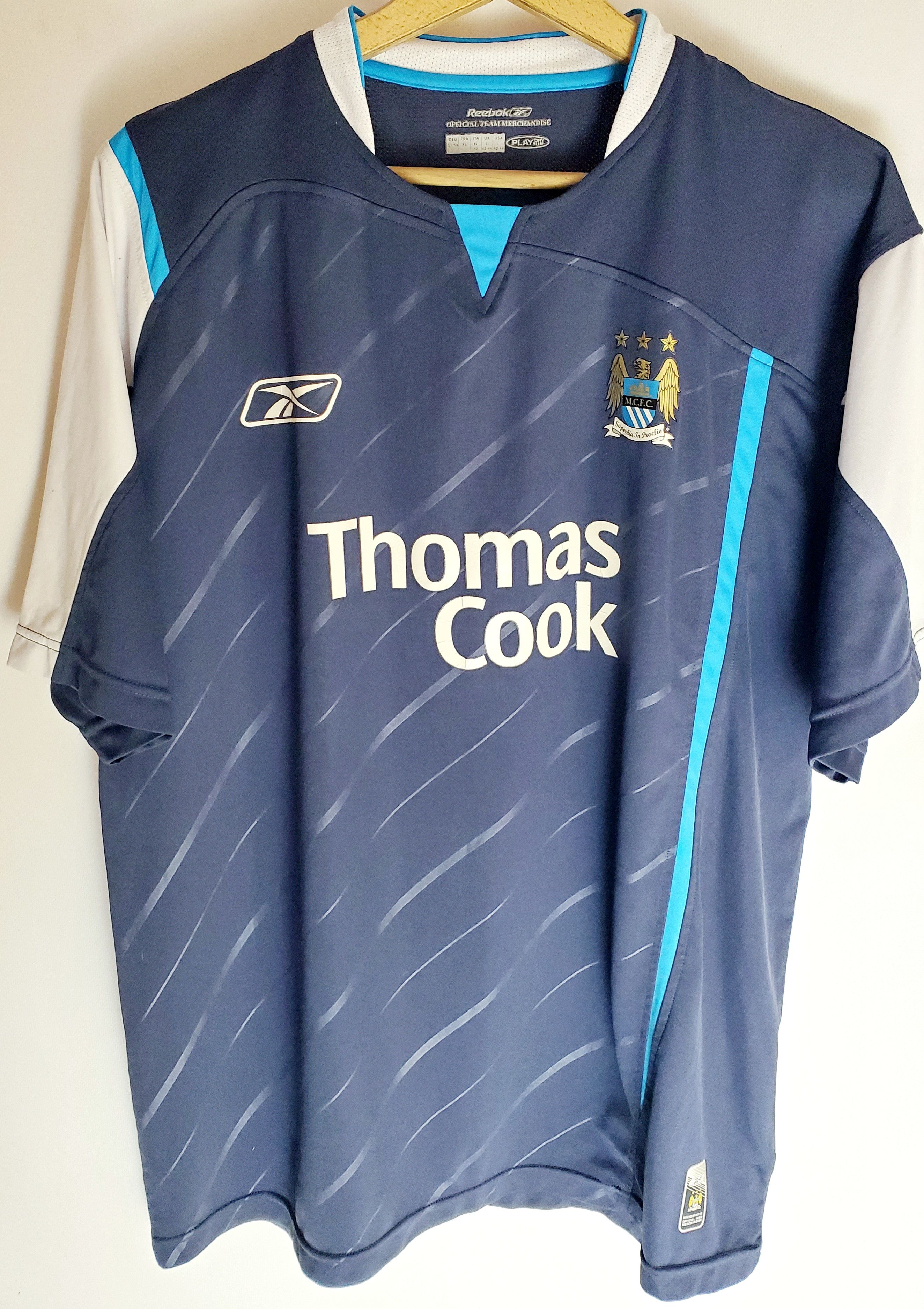 Reebok × Vintage Vintage 2005/2006 Manchester City Reebok Away soccer Jersey Size US L / EU 52-54 / 3 - 1 Thumbnail