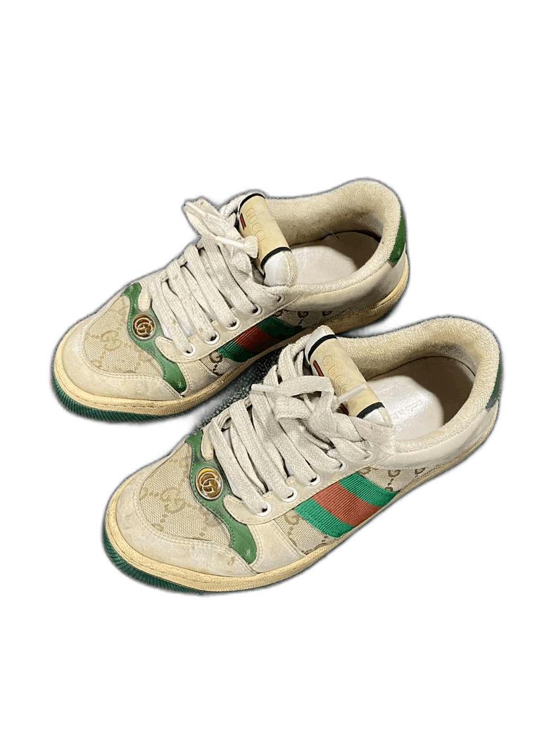 Gucci Classic Gucci Sneakers with Green and Red Stripes Size US 11 / EU 44 - 1 Thumbnail