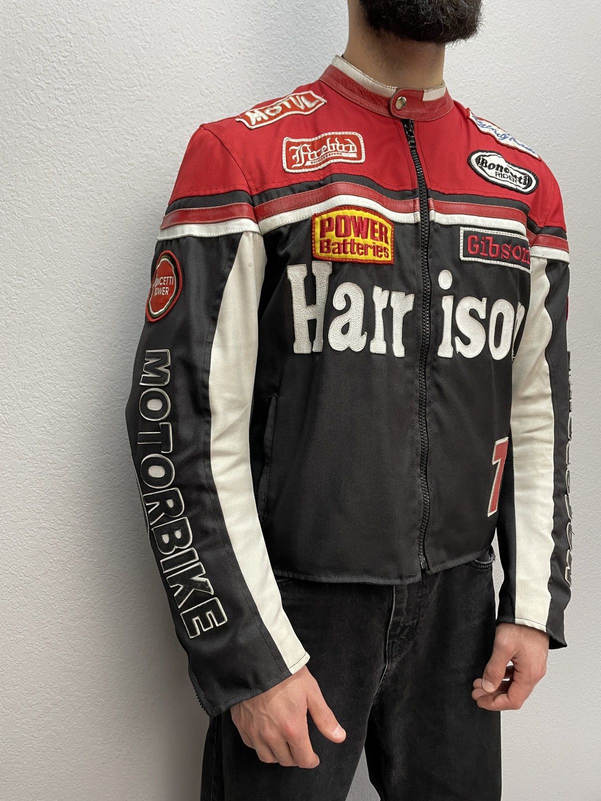 Other Harrison “Dark Devil” Racing Jacket — Nylon & Leather Hybrid Size US L / EU 52-54 / 3 - 3 Thumbnail