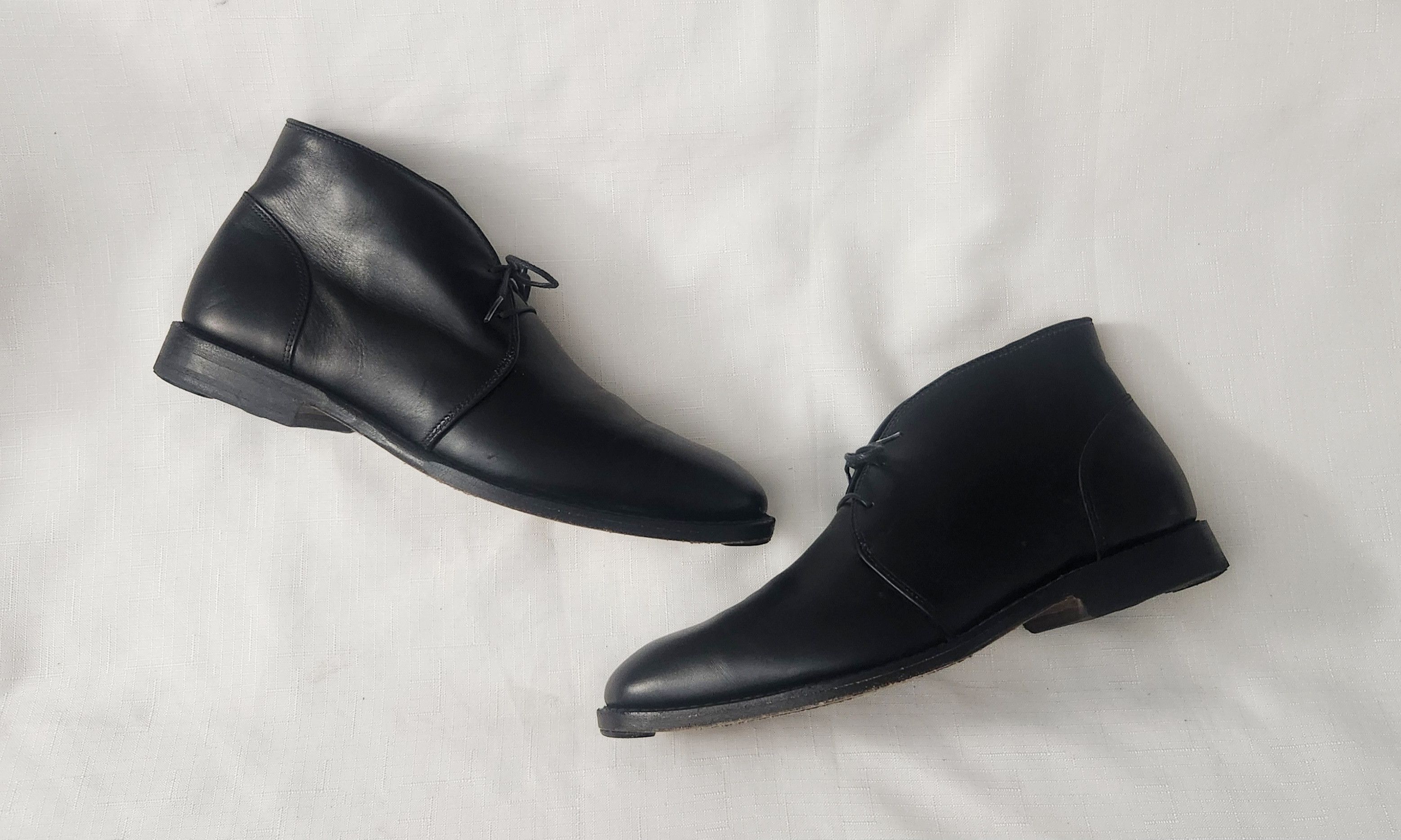 Allen Edmonds Mens Williamsburg Black Leather Chukka Boots