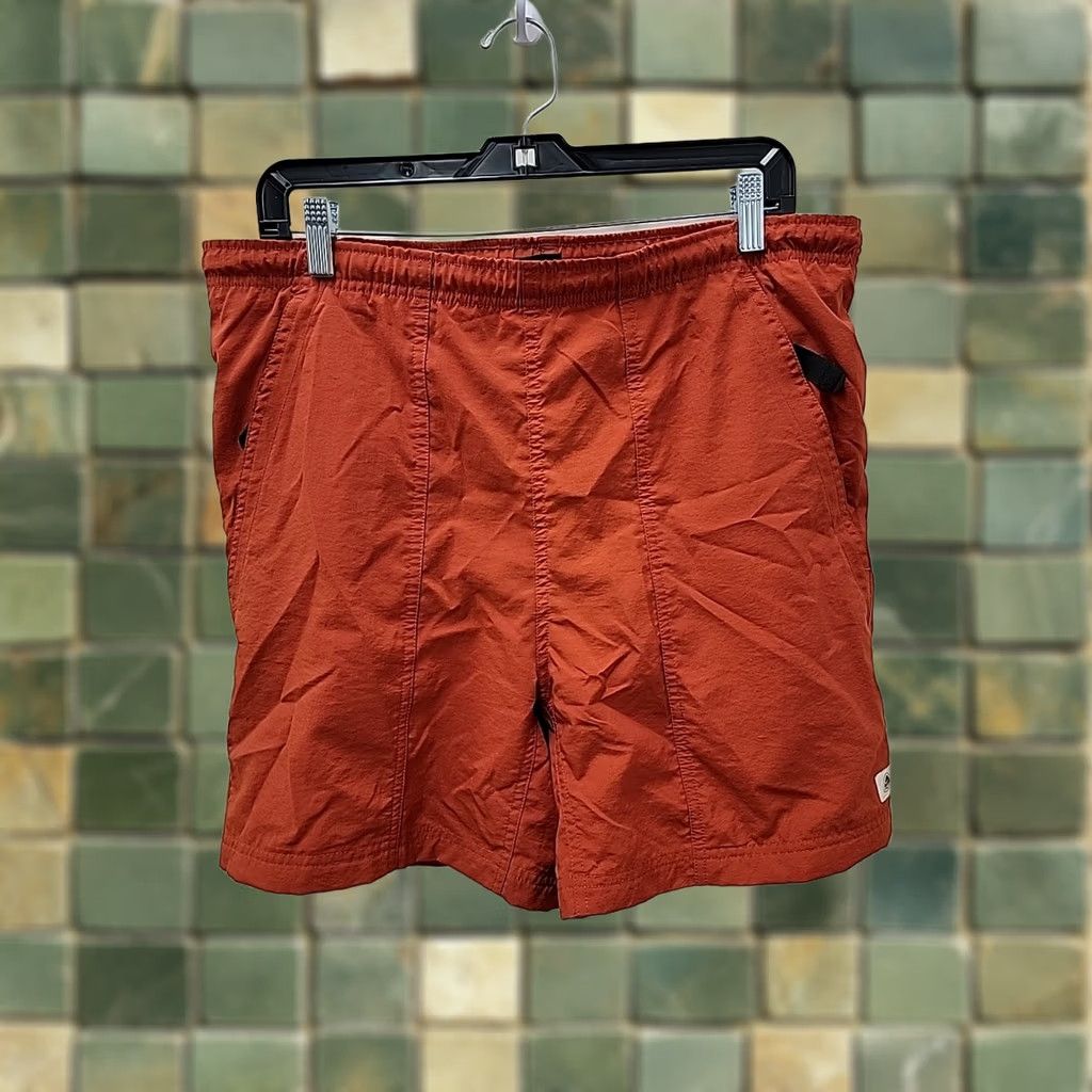 Nike VINTAGE Nike ACG Swim Shorts Trunks Polyester Orange Mens Size Small Size US 29 - 1 Thumbnail