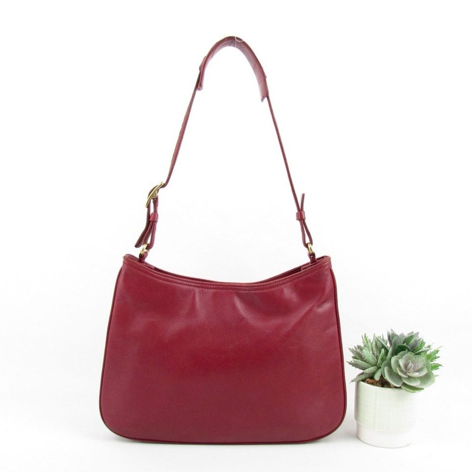 Coach Authentic Coach Y2K Vintage Red Smooth Leather Bag Size ONE SIZE - 2 Thumbnail