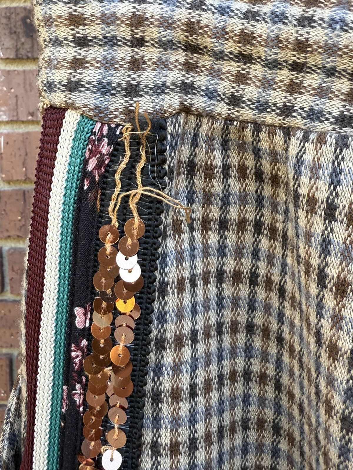 Anthropologie Anthropologie Maeve Tapered Trousers Pants XS Houndstooth Size 30" / US 8 / IT 44 - 9 Thumbnail