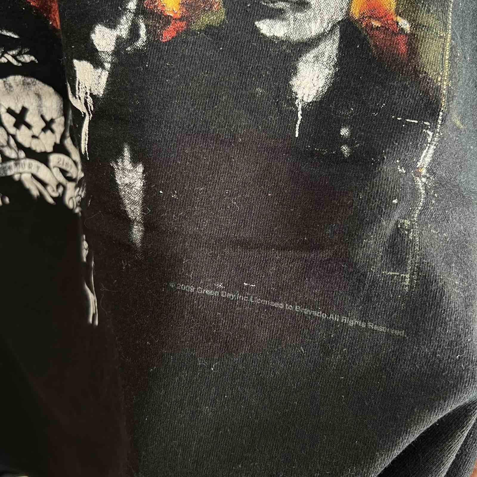 Band Tees Vintage 2008 Green Day Black T-Shirt Sz M Size US M / EU 48-50 / 2 - 5 Thumbnail