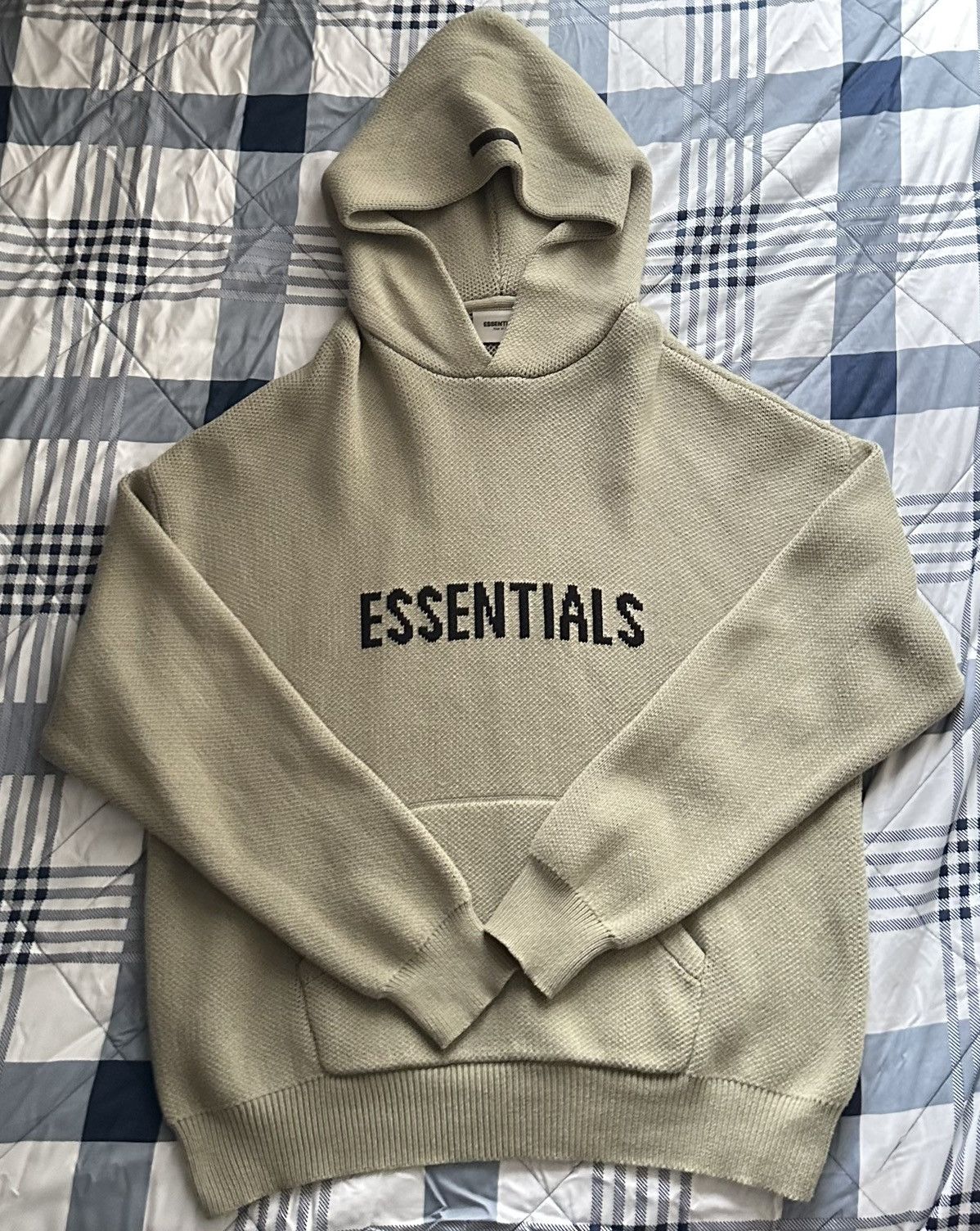 正規品 ESSENTIALS KNIT SWEATER ESSENTIALS SSENSE Exclusive Green Knit Pullover Sweater