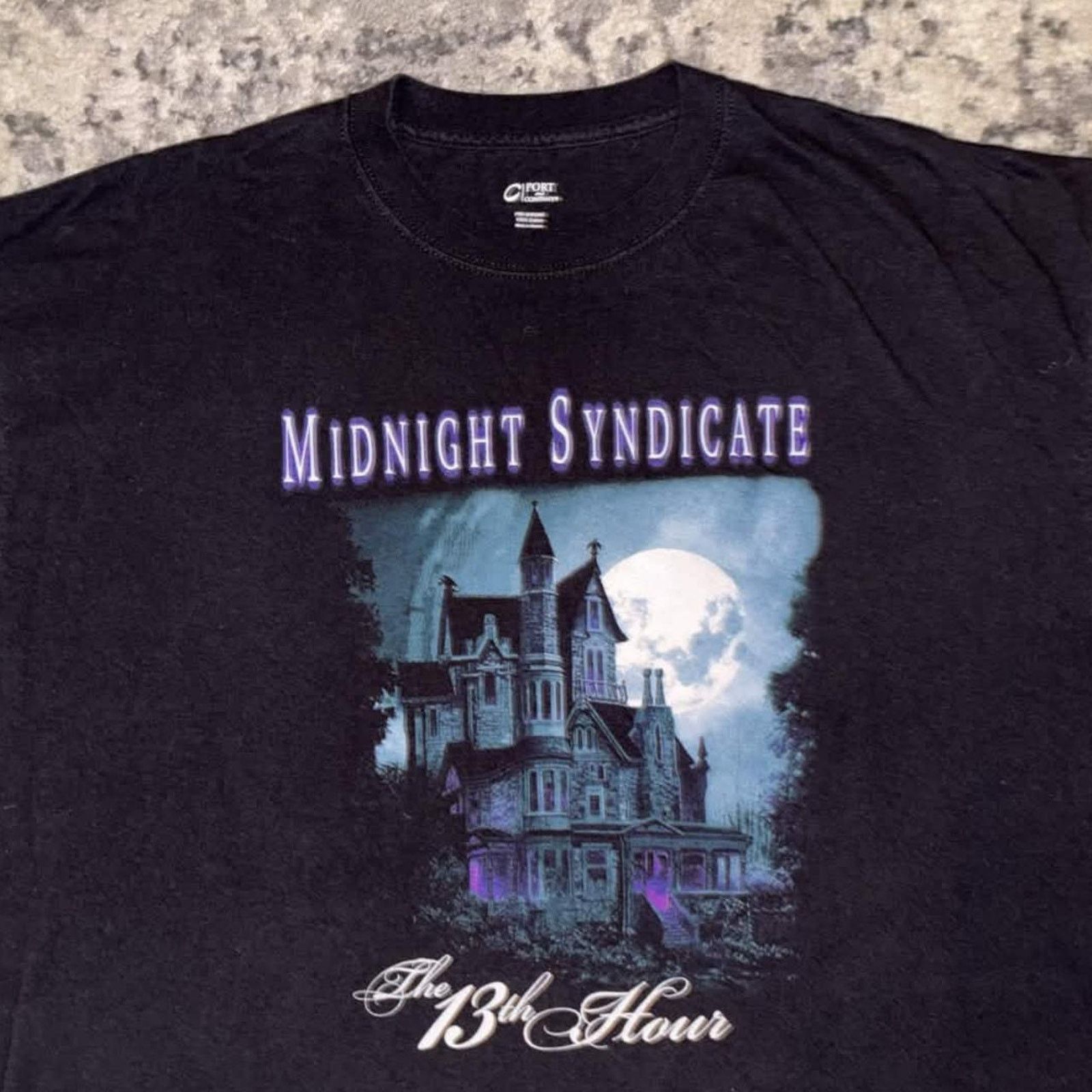 Vintage 00s Midnight Syndicate The 13th Hour Album Merch Shirt Size US XL / EU 56 / 4 - 2 Thumbnail
