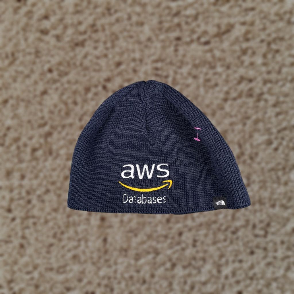 The North Face The North Face Beanie Hat One Size Blue Knit Polyester Unisex Adults Mens Womens Outdoor Logo 90s Size ONE SIZE - 1 Thumbnail