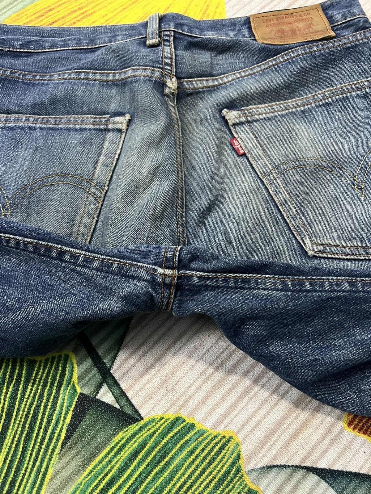 Levi's Vintage Levi’s 503 Distressed Denim Pants w32 Size US 32 / EU 48 - 7 Thumbnail