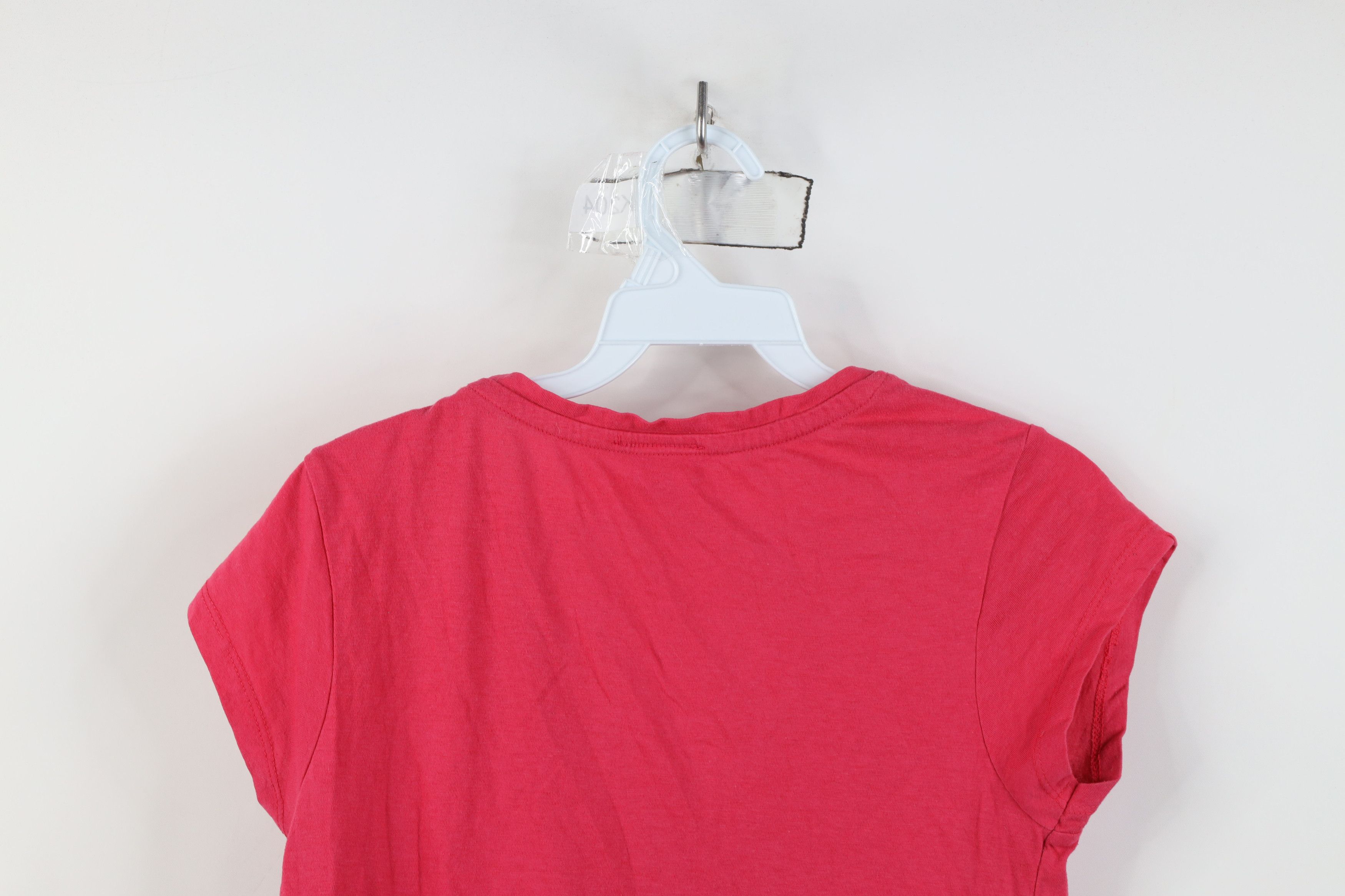 Vintage Vintage Y2K Betty Boop Spell Out V-Neck T-Shirt Pink Size S / US 4 / IT 40 - 13 Thumbnail
