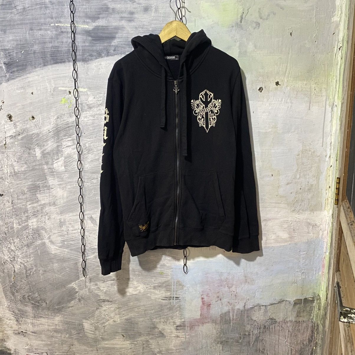 Tapout Vtg Buckaro like chrome heart Zip Hoodie Size US XL / EU 56 / 4 - 2 Thumbnail