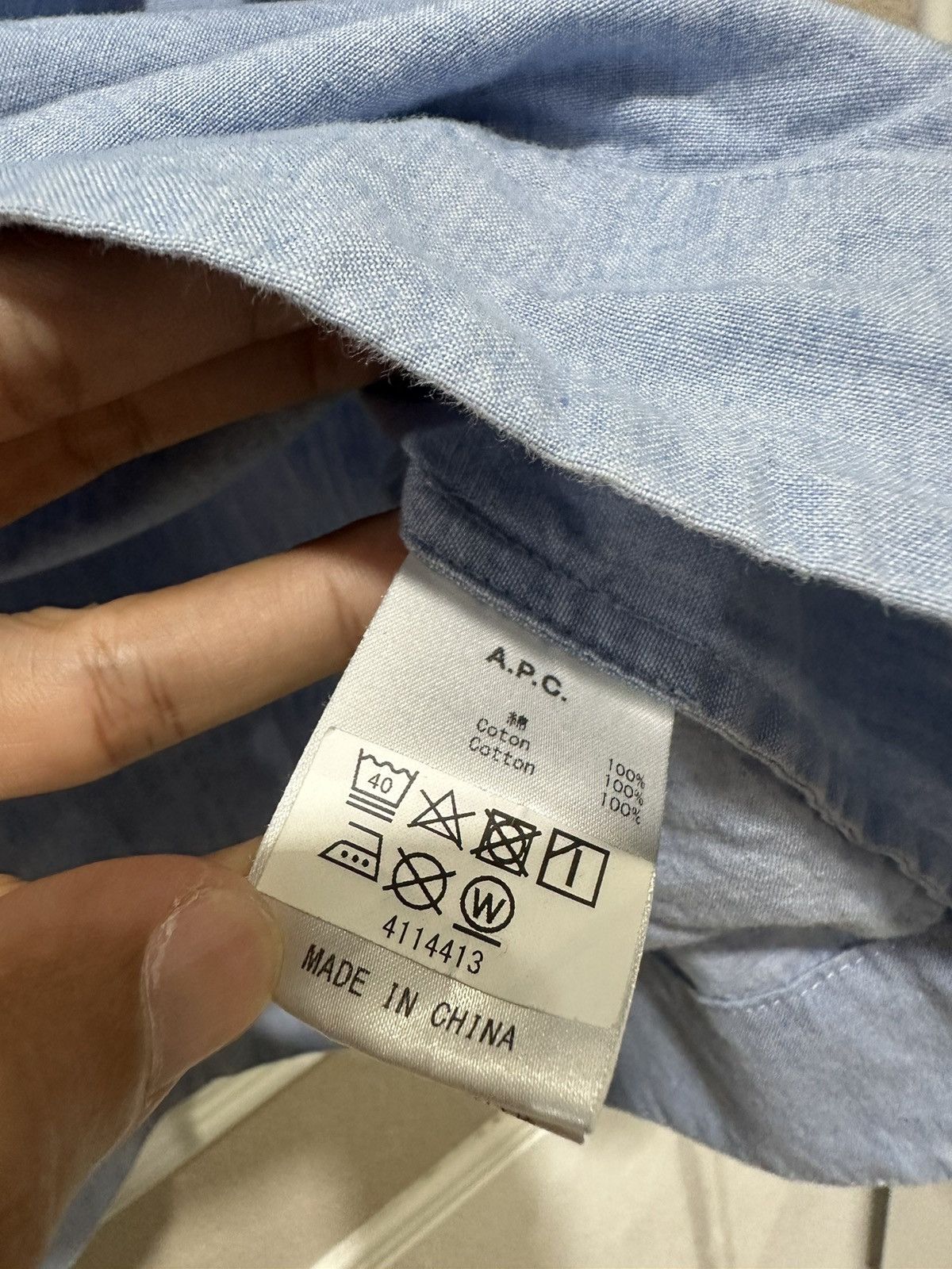 A.P.C. A.p.c short sleeve shirt Size US M / EU 48-50 / 2 - 5 Thumbnail