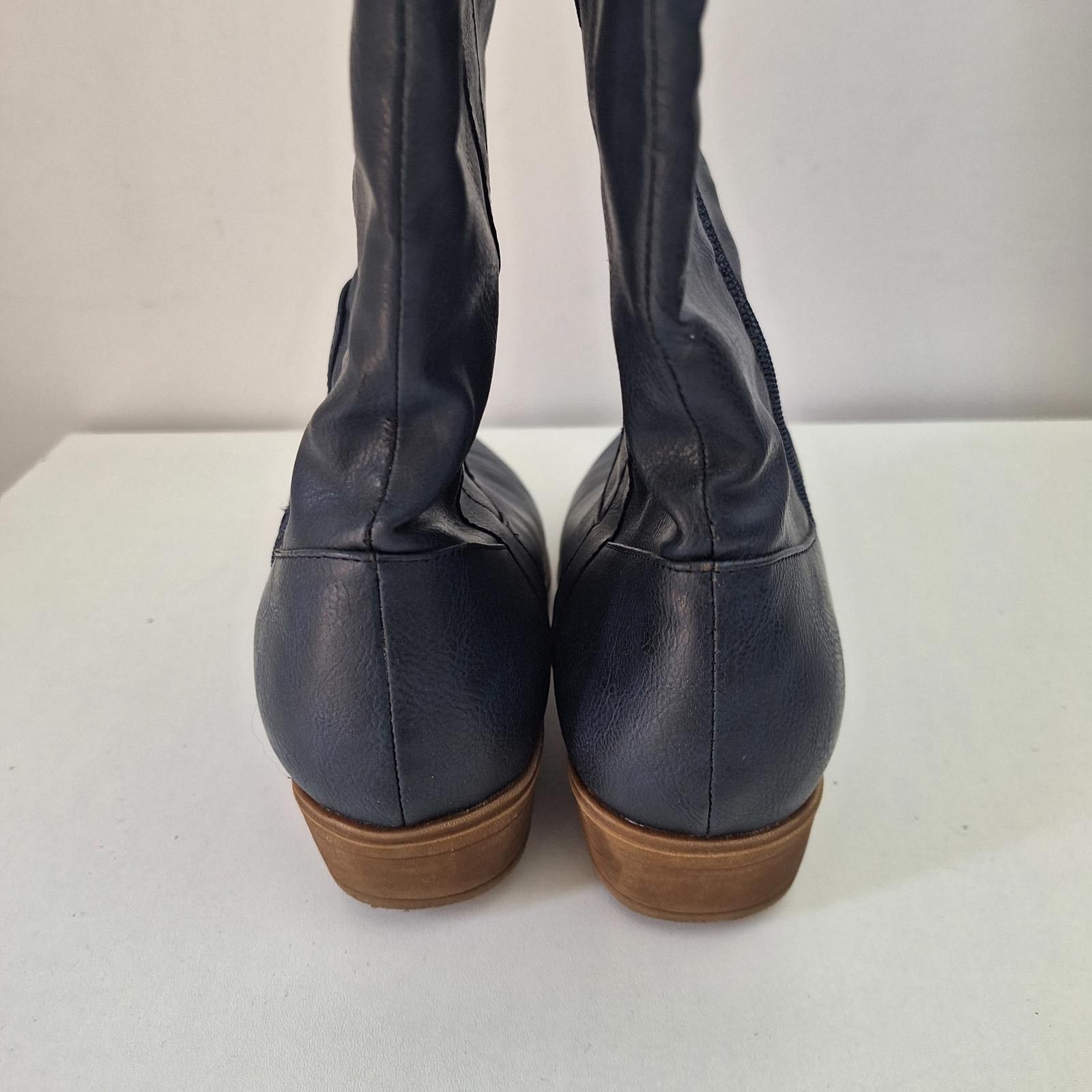 Designer I love Billy Knee High Blue Boots women size au/us 8 Size US 9 / IT 39 - 7 Thumbnail