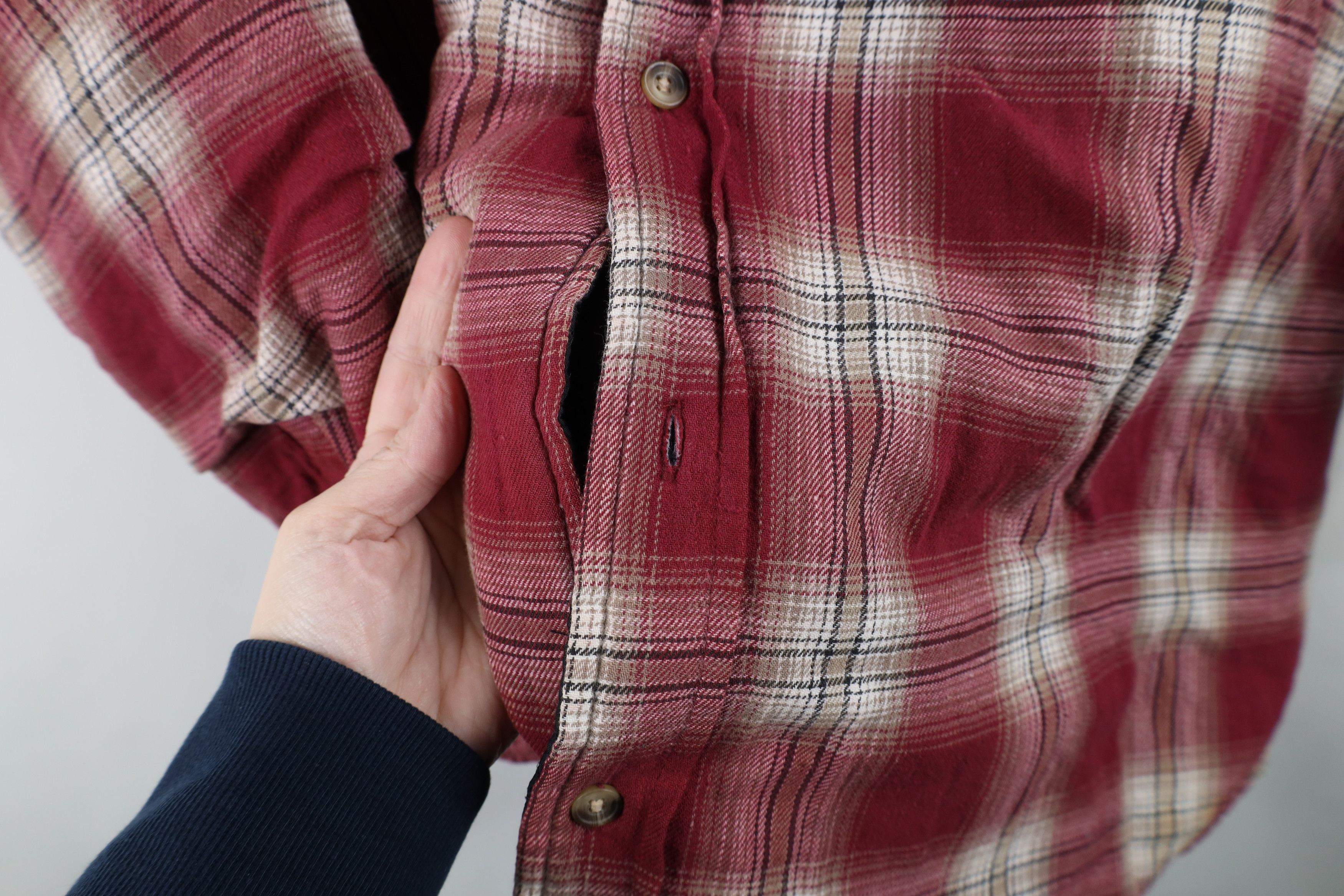Vintage Vintage 90s Streetwear Flannel Shirt Jacket Jac Shirt Size US L / EU 52-54 / 3 - 4 Thumbnail
