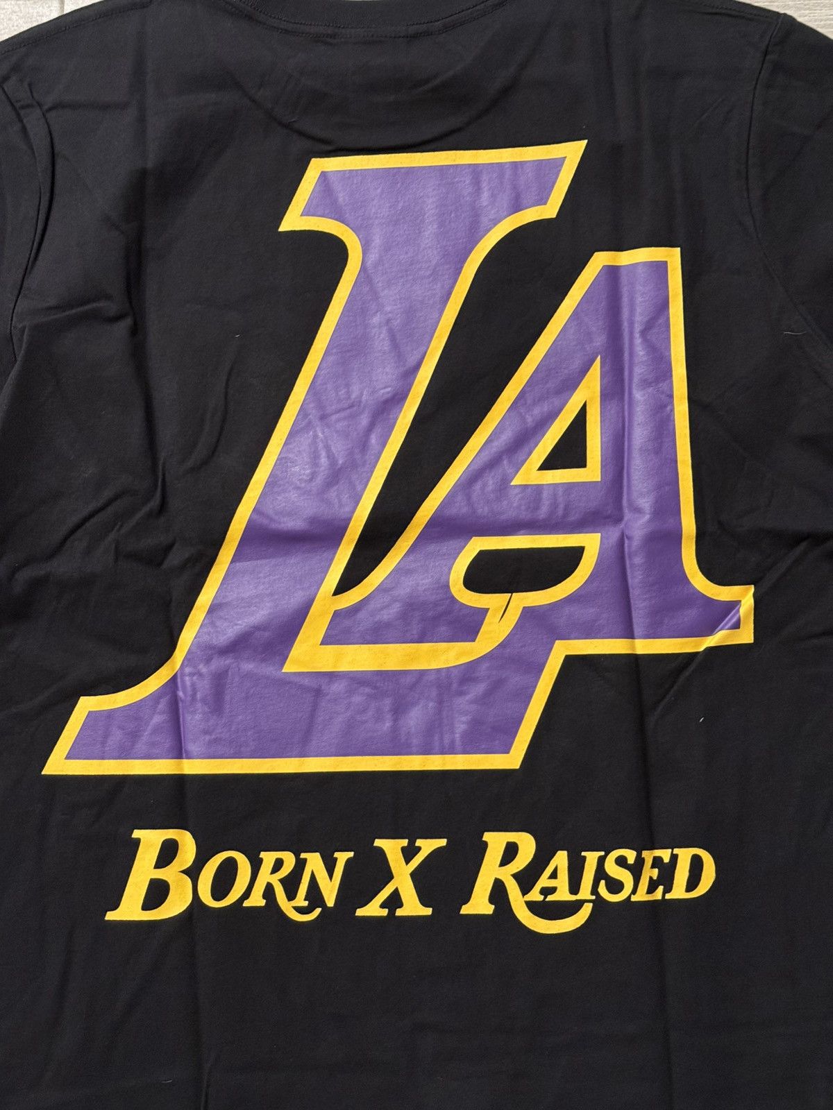Born X Raised × NBA × New Era BORN X RAISED New Era Los Angeles Lakers LA Tee Black Large Size US L / EU 52-54 / 3 - 8 Thumbnail
