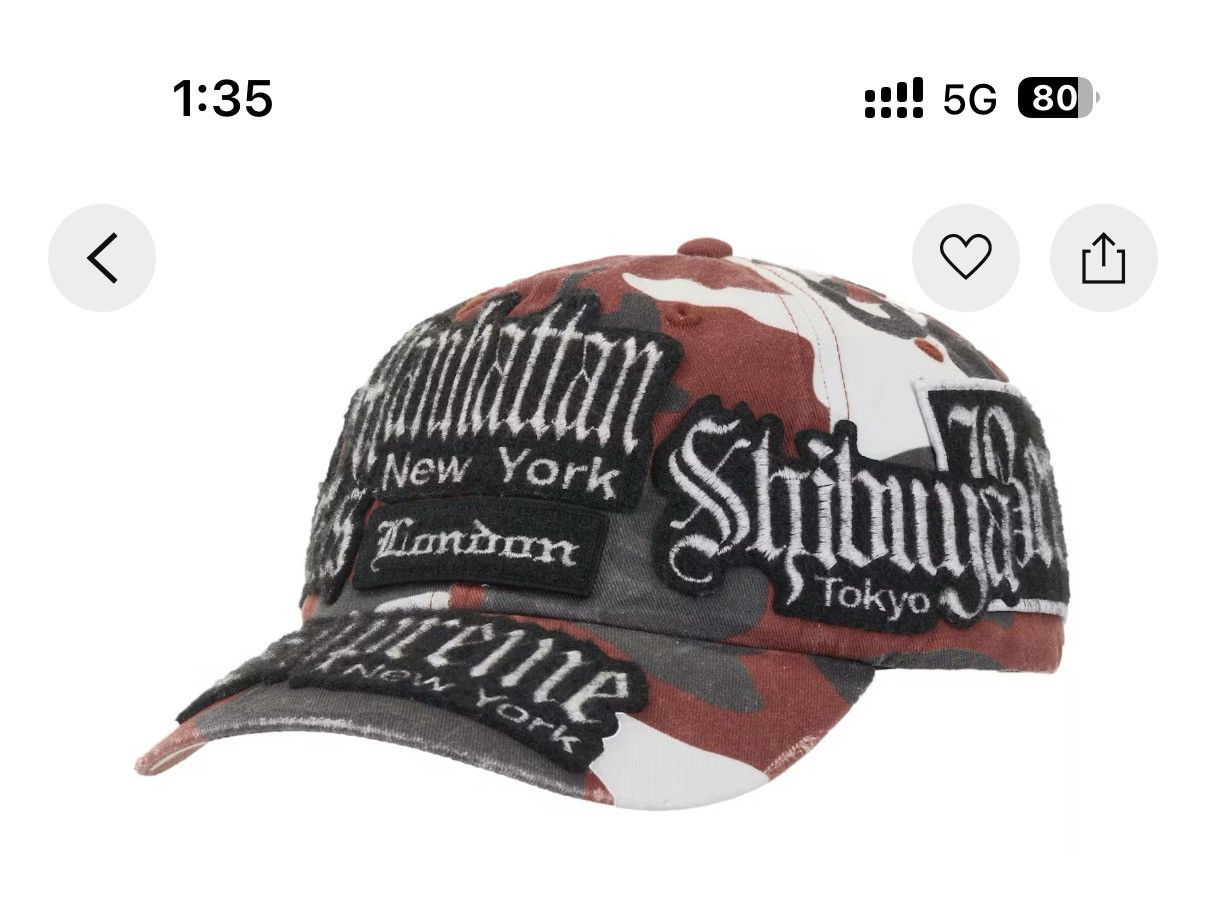 Supreme City Patches 6-Panel hat Size ONE SIZE - 1 Thumbnail