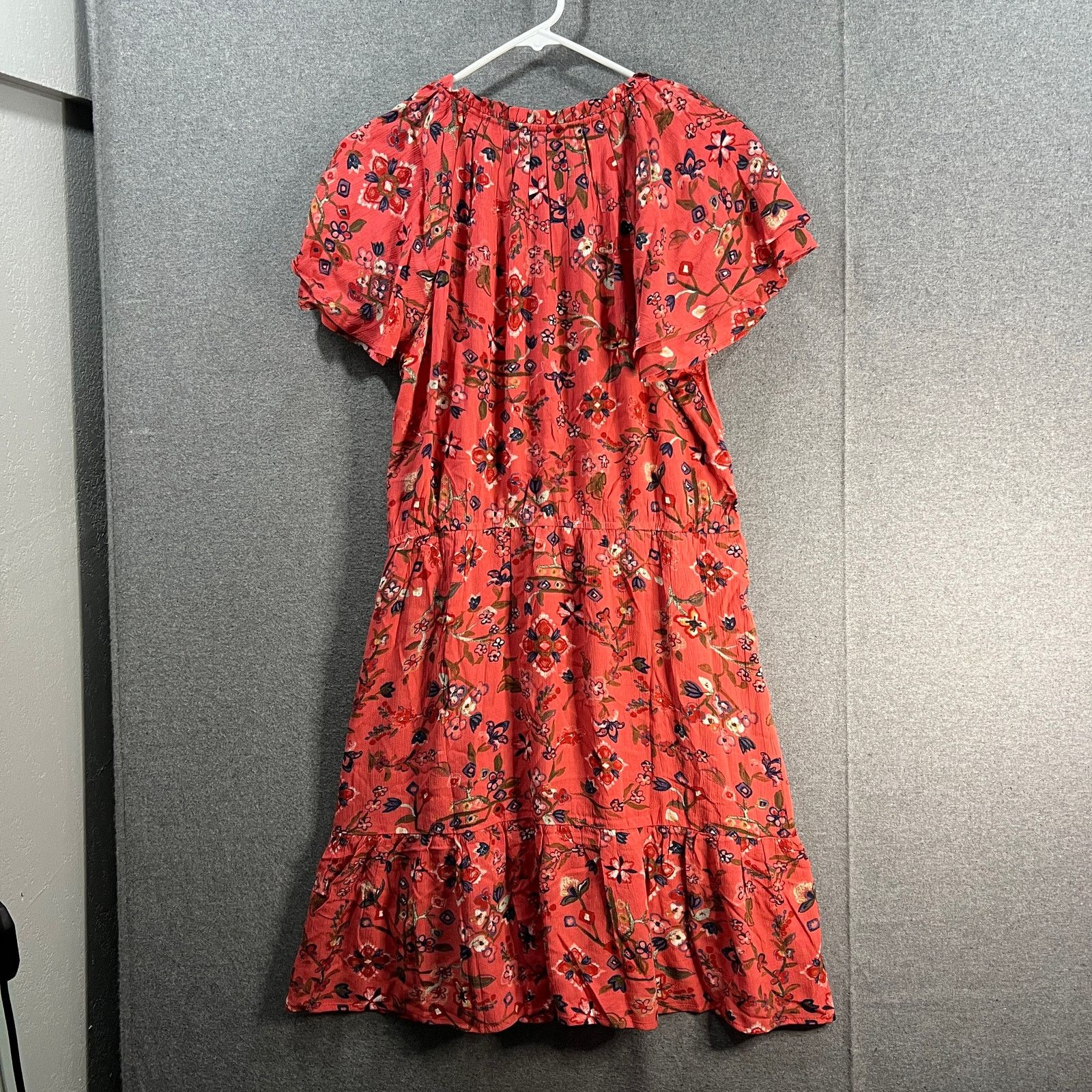 Other Canyon Retreat Regular Flutter Sleeve Dress Size L / US 10 / IT 46 - 2 Thumbnail
