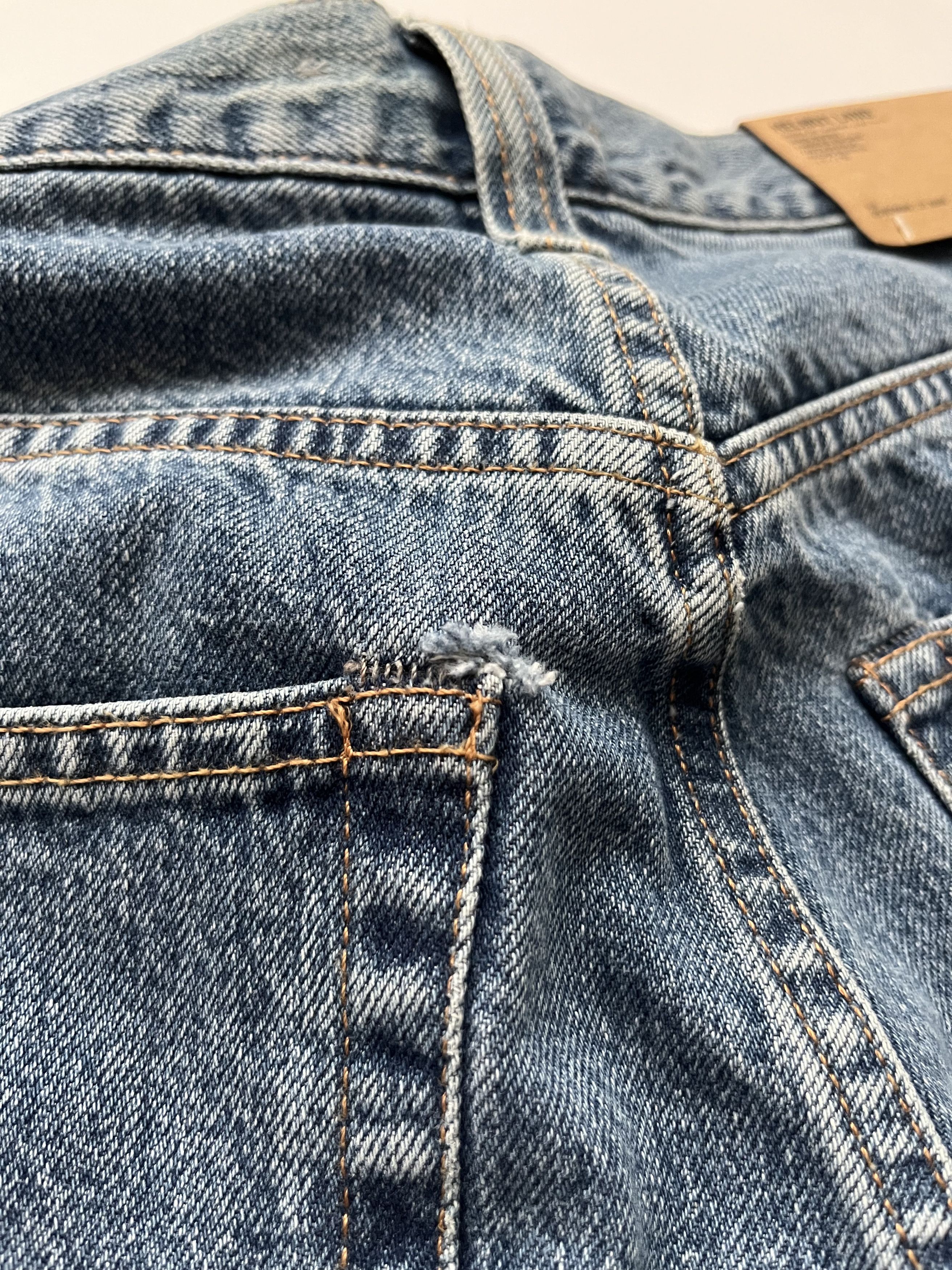 Helmut Lang ⚡️QUICK SALE⚡️Helmut Lang Blue Masc Hi Straight Jeans Size US 31 - 7 Thumbnail