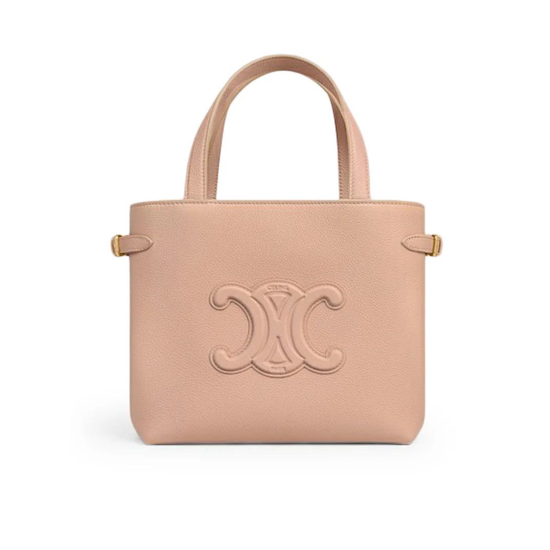 Celine CELINE Cabas Mini Soft Peach Leather Tote Bag New & Authenti Size ONE SIZE - 3 Thumbnail