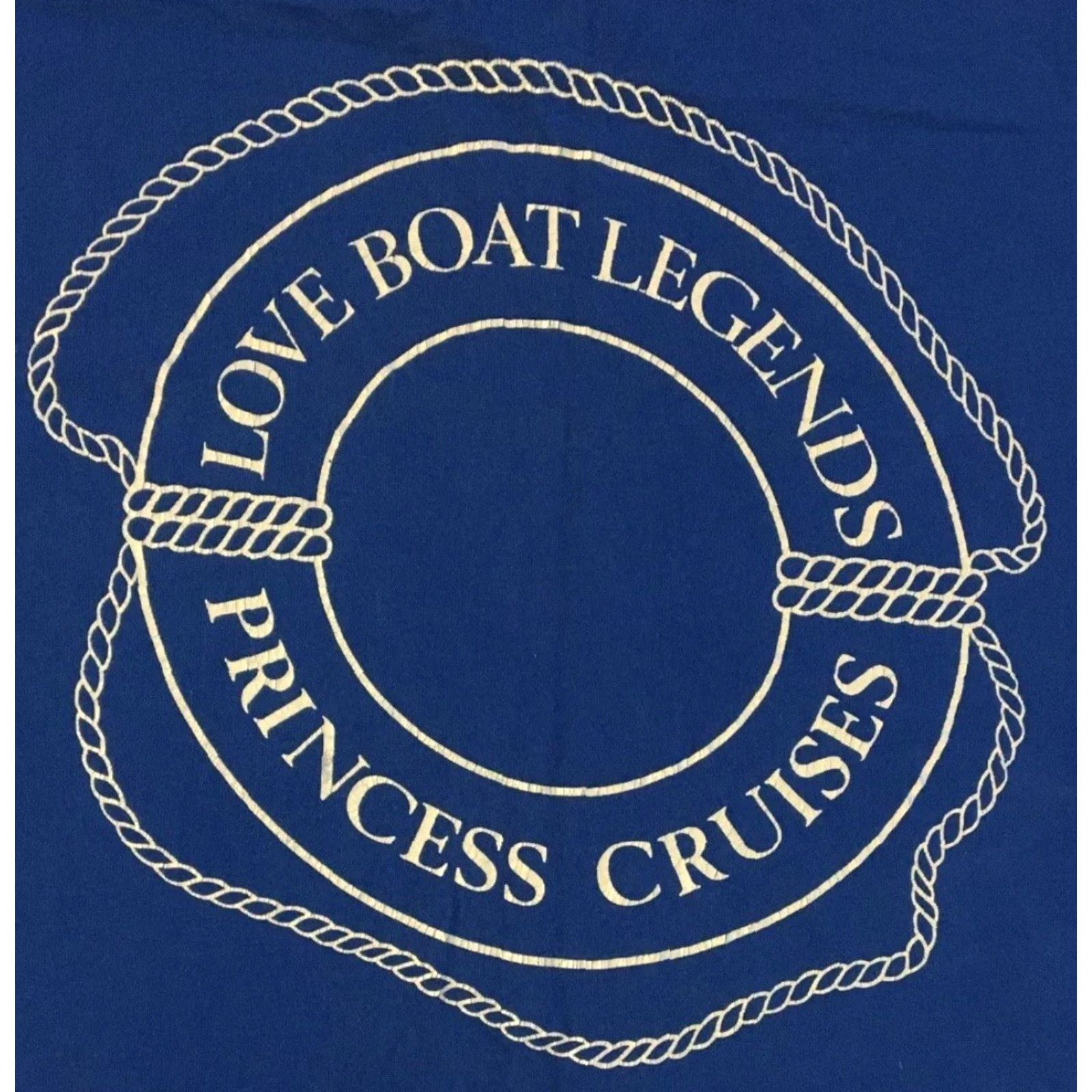 Vintage Vtg 90s Love Boat Legend Faded Princess Cruises Shirt XL Beach Surf Funny Grunge Size US XL / EU 56 / 4 - 4 Thumbnail