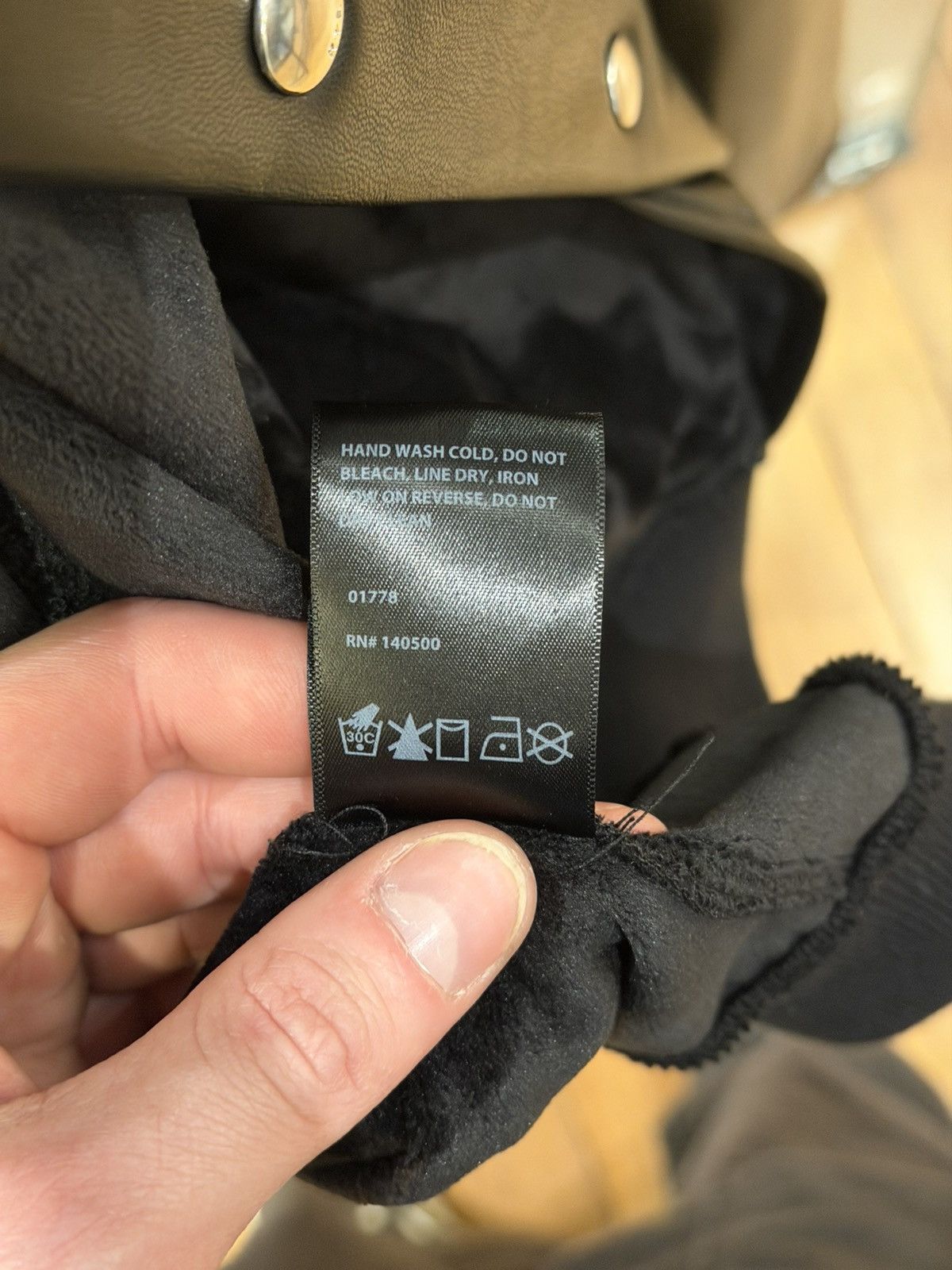 Rta RtA ‘Dead Egos’ Leather Track Jacket - Black Size US XL / EU 56 / 4 - 6 Thumbnail