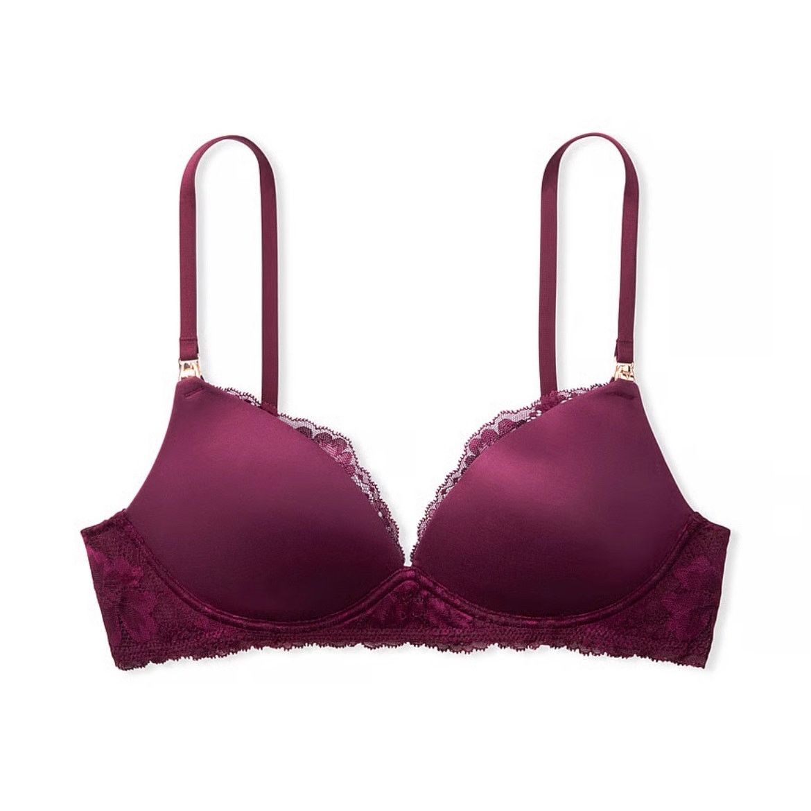 Victoria's Secret BODY BY VICTORIA Lace Wing Wireless Nursing Bra 34DDD (F) Size ONE SIZE - 4 Thumbnail