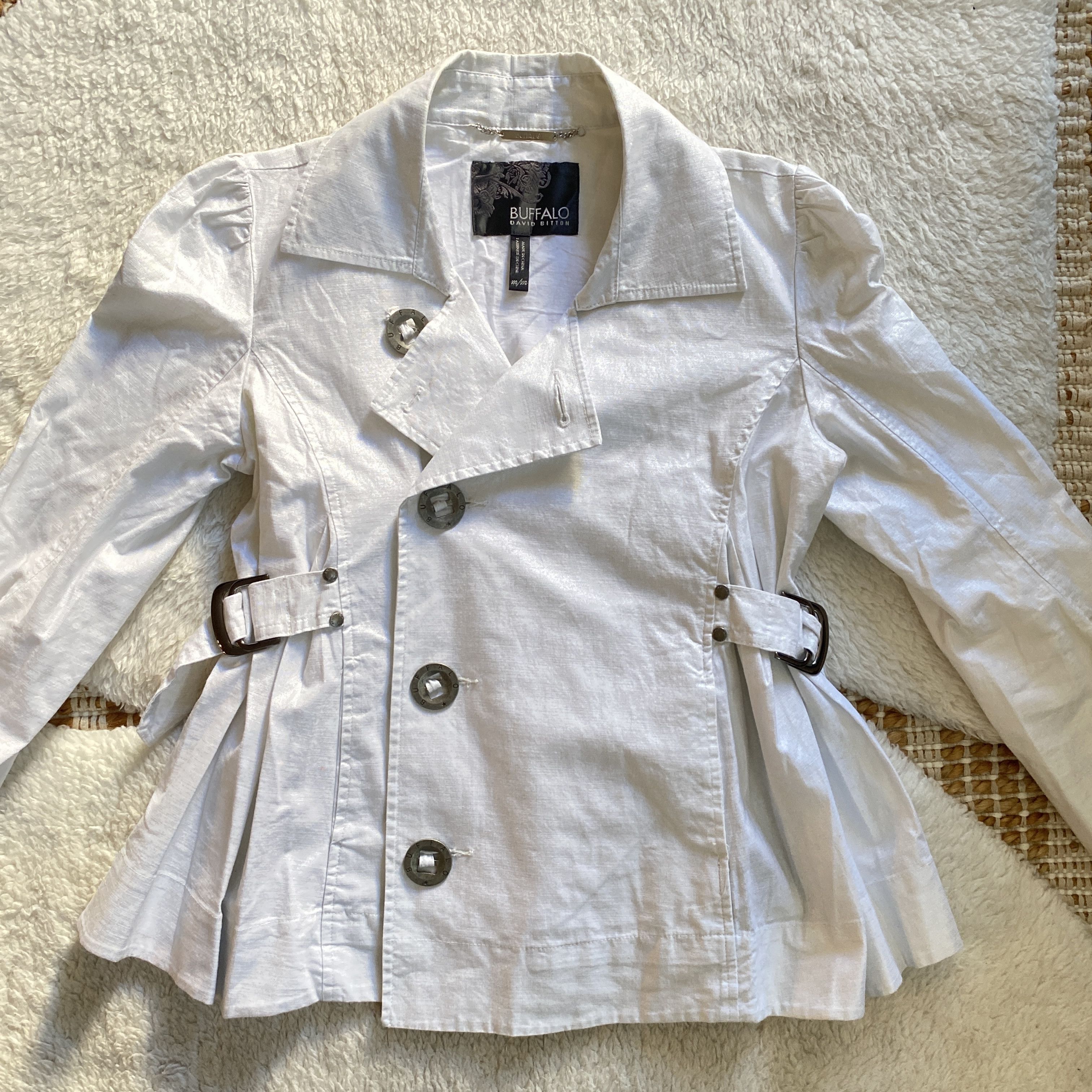 Buffalo David Bitton Buffalo David Bitton White Blazer Jacket Women’s Size M / US 6-8 / IT 42-44 - 15 Thumbnail