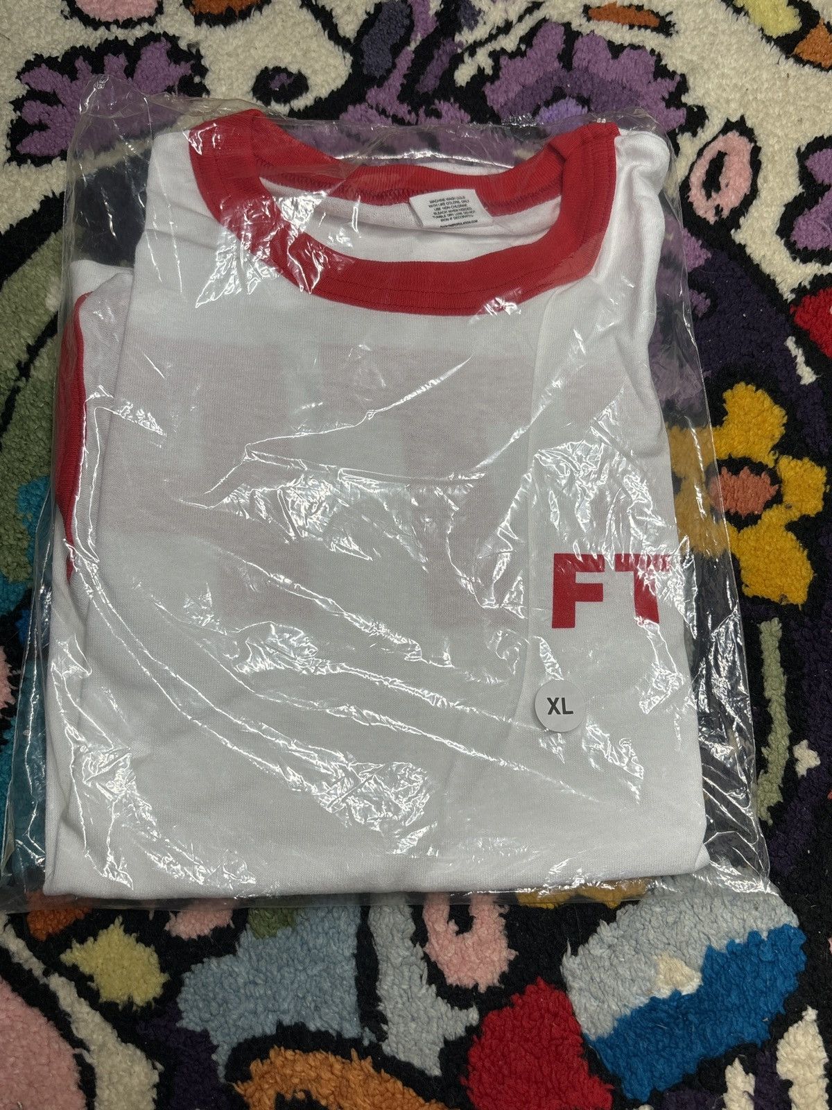 Fuck The Population FTP Ringer Red Size US XL / EU 56 / 4 - 3 Thumbnail