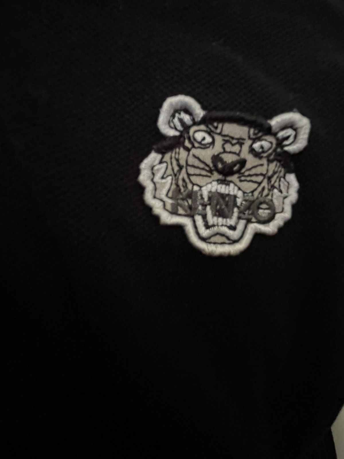 Kenzo Kenzo Paris Black Classic Tiger Logo Polo Size Medium Size US M / EU 48-50 / 2 - 2 Thumbnail