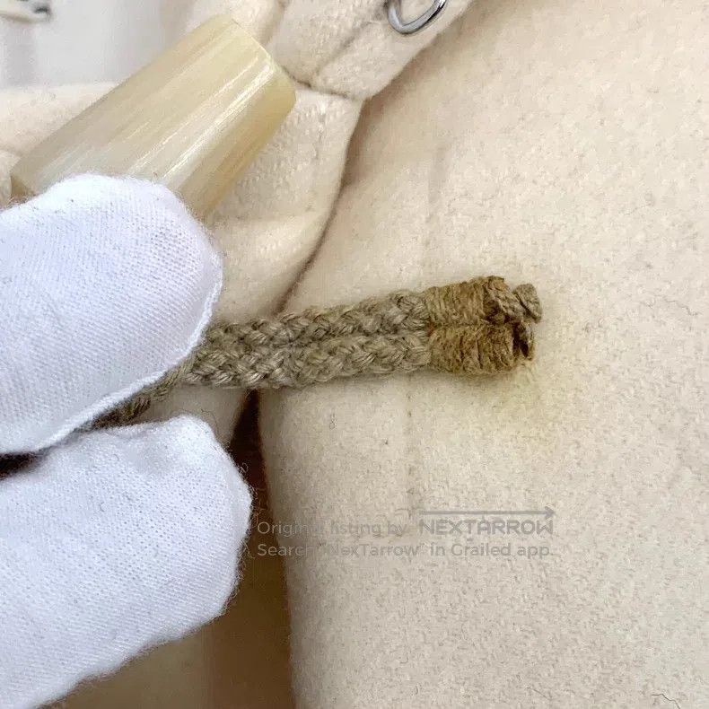 Hermes Hermes Beige wool collar toggle long-sleeved coat Size XS / US 0-2 / IT 36-38 - 9 Thumbnail