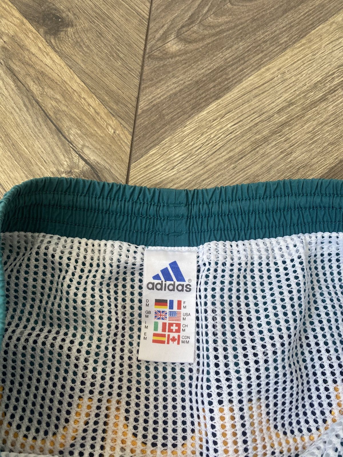 Adidas × Vintage Vintage Adidas Navy Blue Swimwear Swimming Trunks Shorts Size US 31 - 8 Thumbnail