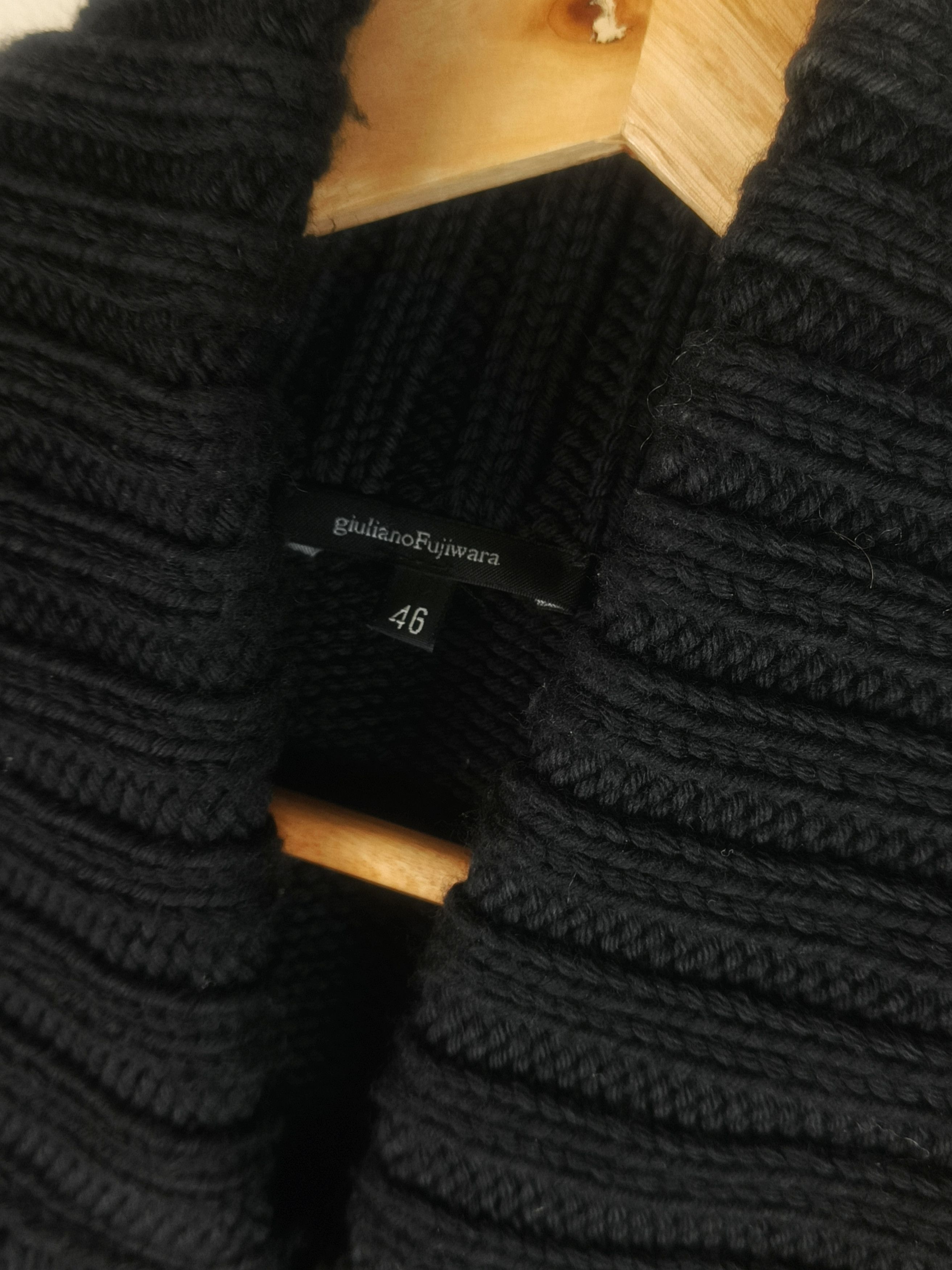 Giuliano Fujiwara Giuliano Fujiwara Knit Heavyweight Wool Zip Cardigan Size US S / EU 44-46 / 1 - 3 Thumbnail