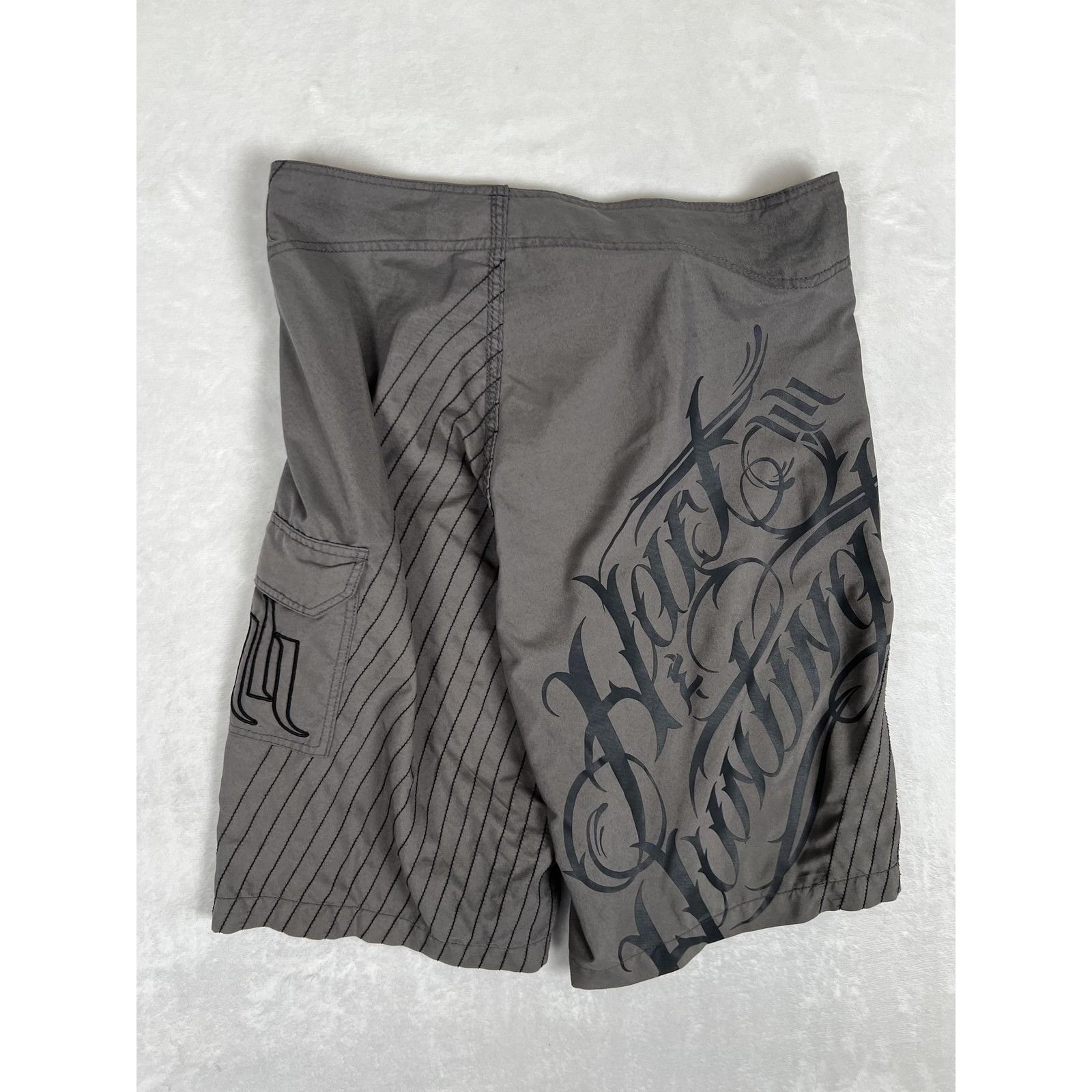 Other Hart & Huntington Board Shorts Mens 34 Gray Swim Trunks Surf Size US 34 / EU 50 - 7 Thumbnail