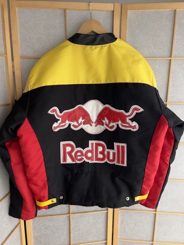 Red Bull CRAZY! Red Bull Vintage 2000s Racing bomber jacket baggy y2k Size US L / EU 52-54 / 3 - 2 Thumbnail