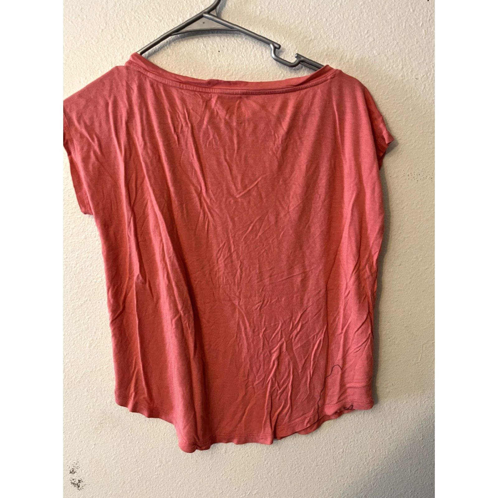 Gap Gap Women T-Shirt Short Sleeve Round Neck Pink XS Tee Luxe Casual Tunic Breathable Easy Care Lightweight Size XS / US 0-2 / IT 36-38 - 4 Thumbnail