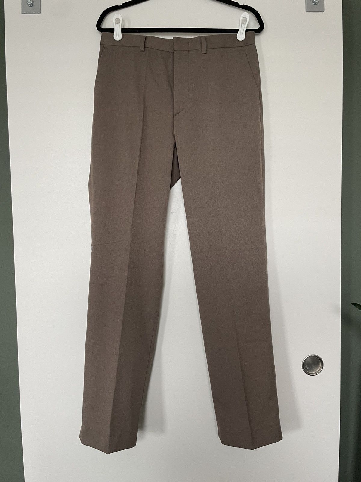 image of NWT Frizmworks OG Mild Regular Slacks Brown Large 32X32, Men's