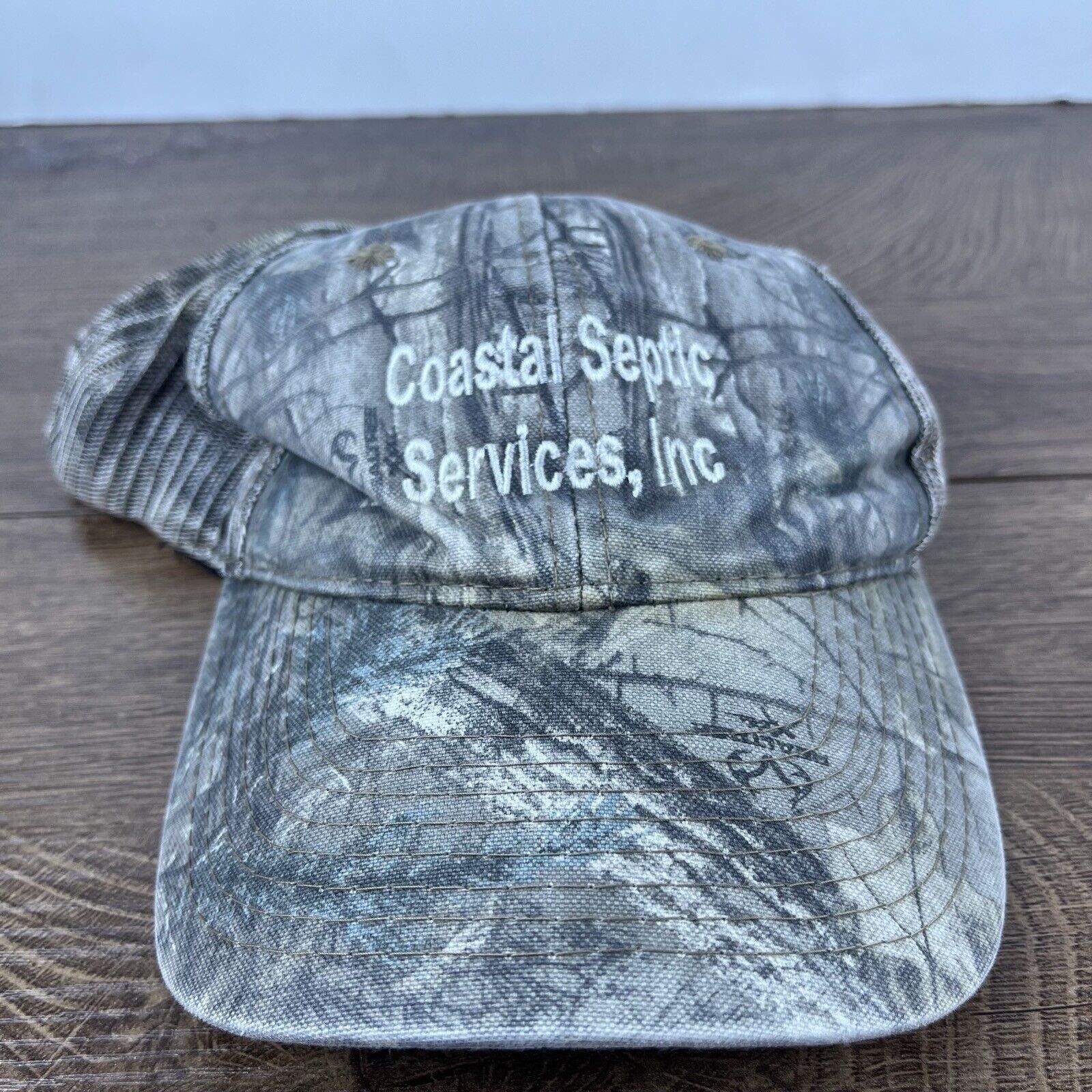 Other Costal Septic Services Hat Green Camo Adjustable Hat Green A Size ONE SIZE - 1 Thumbnail