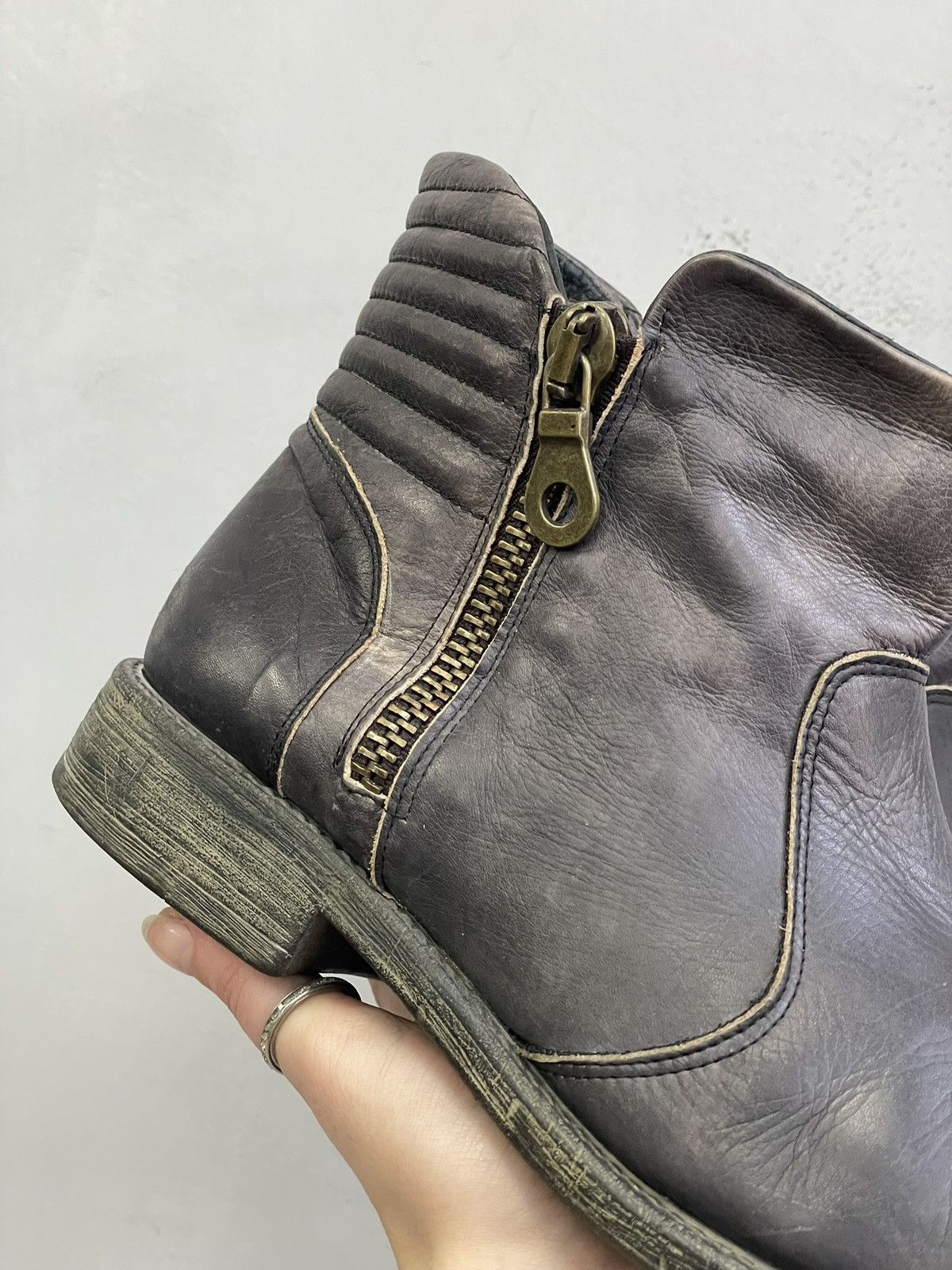Other Moto style guidi Leather Boots Statement artisan Style Size US 8 / EU 41 - 3 Thumbnail