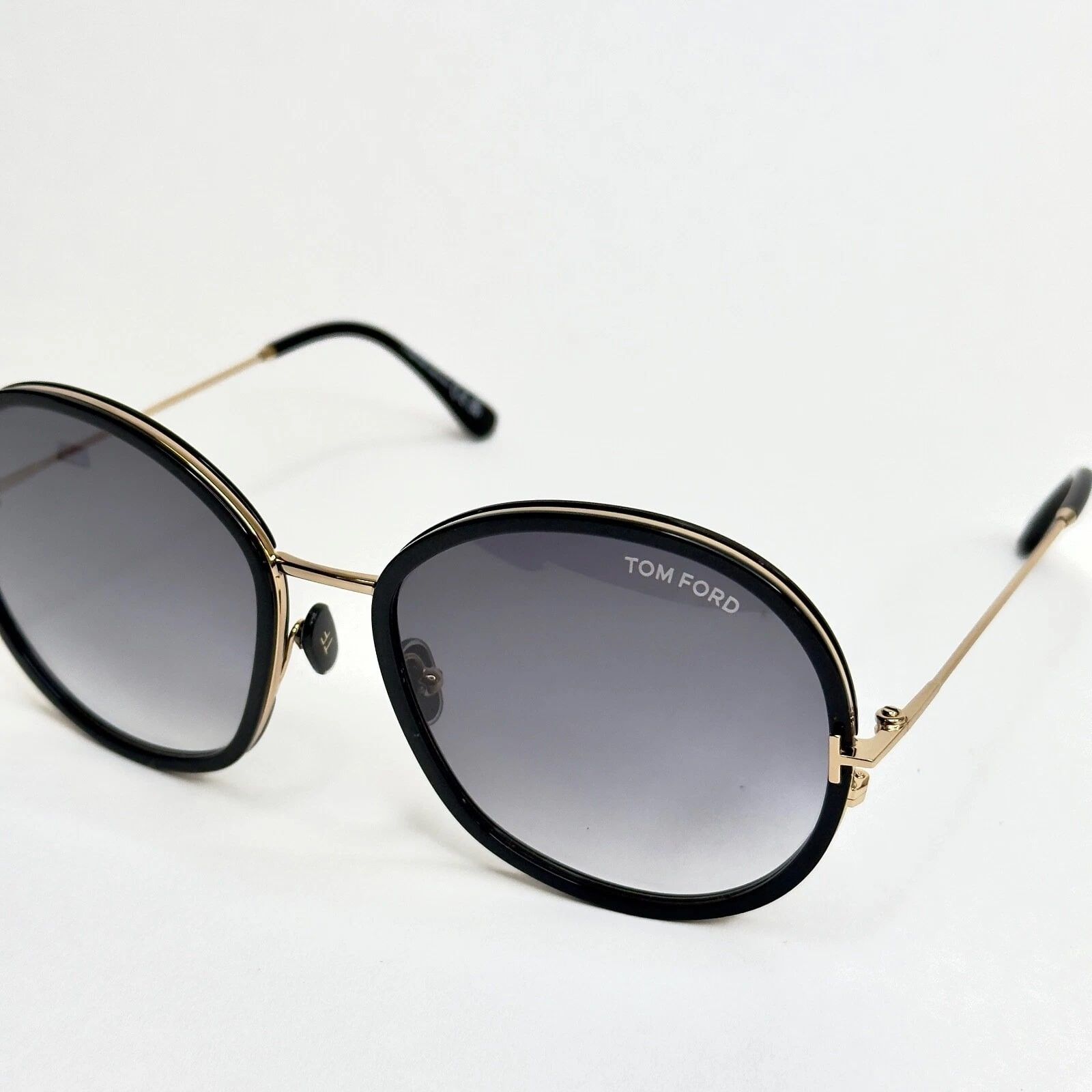 Tom Ford TOM FORD HUNTER 02 TF0946 01B Gold Black Sunglasses 946 Size ONE SIZE - 7 Thumbnail
