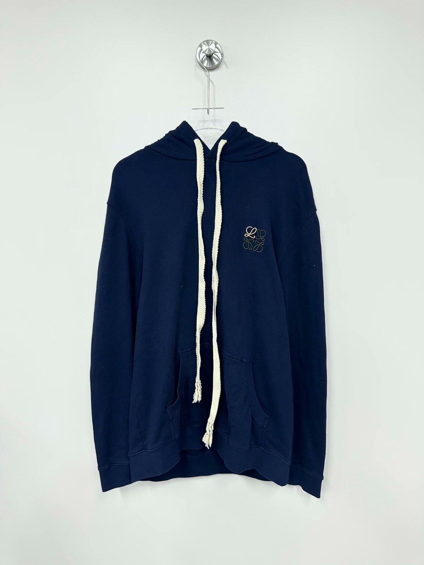 Loewe Loewe Blue Embroidered Hoodie Size XL Size US XL / EU 56 / 4 - 1 Thumbnail
