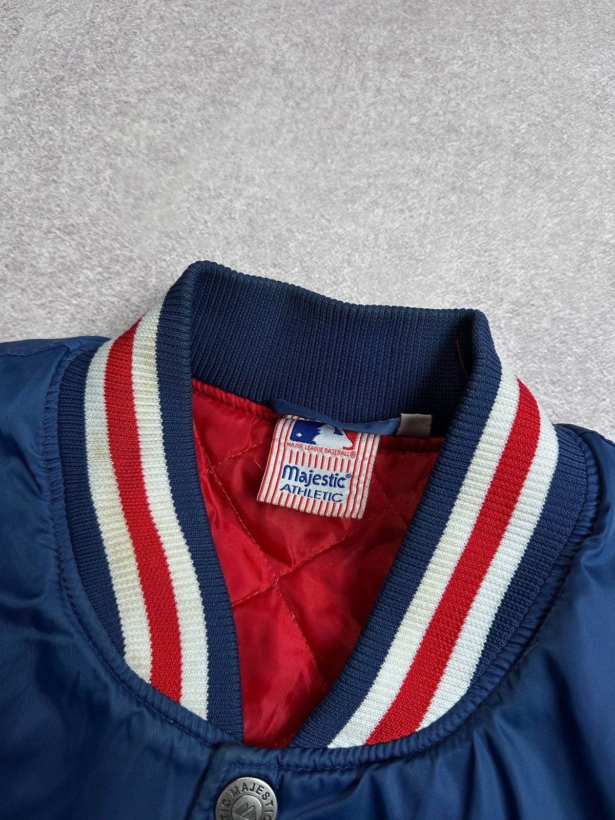 New York Yankees Vintage 90s New York Yankees Boxy Majestic Bomber Jacket XXL Size US XXL / EU 58 / 5 - 5 Thumbnail